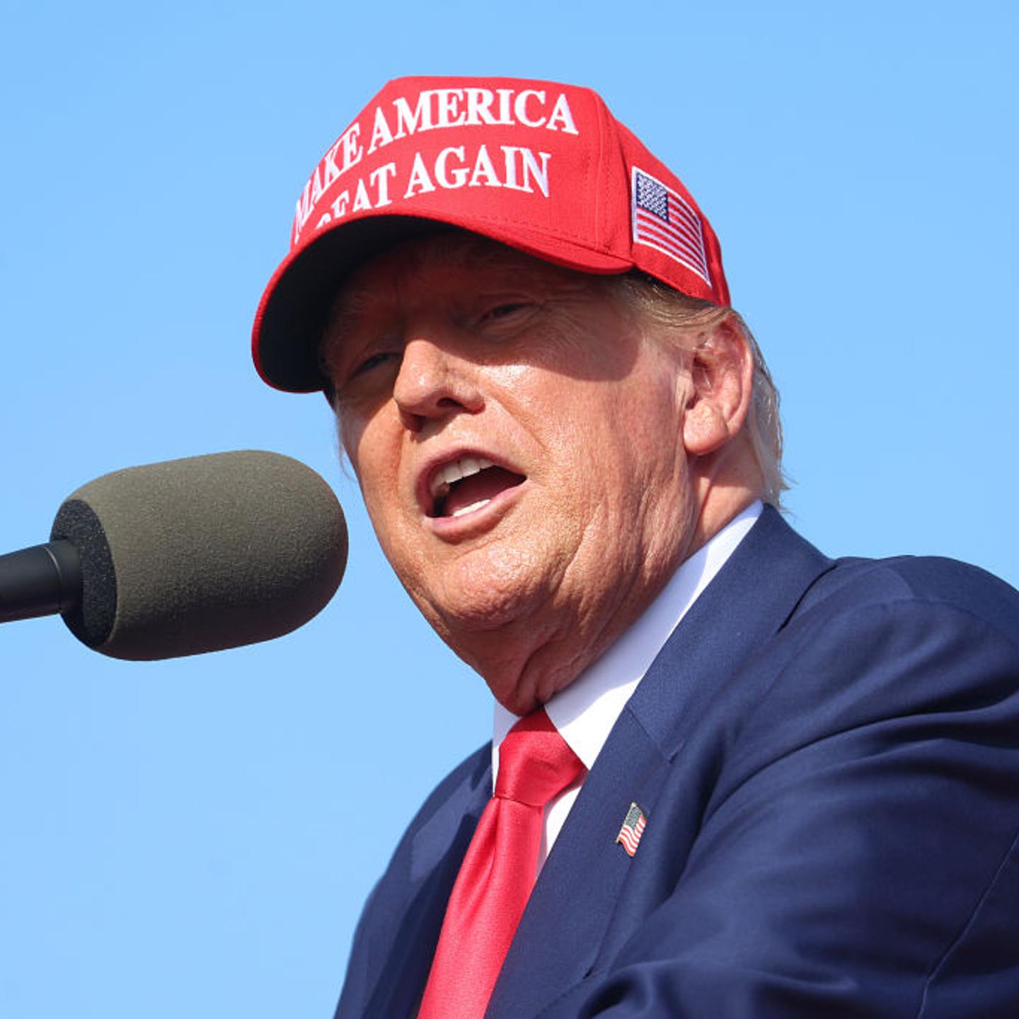 Donald Trump Campaigns For President In Racine, Wisconsin