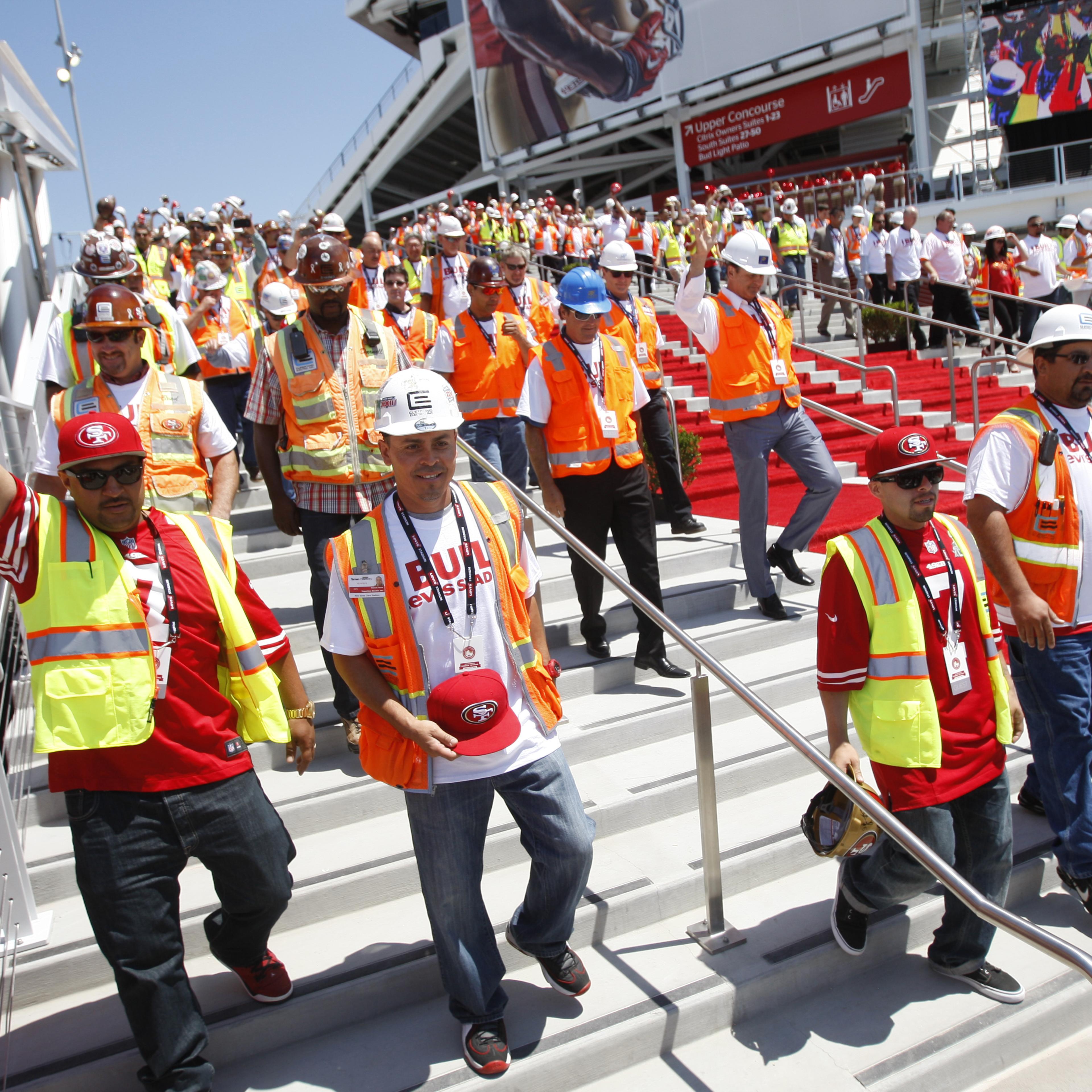 San Francisco 49ers Levi's Stadium Ribbon Cutting Ceremony