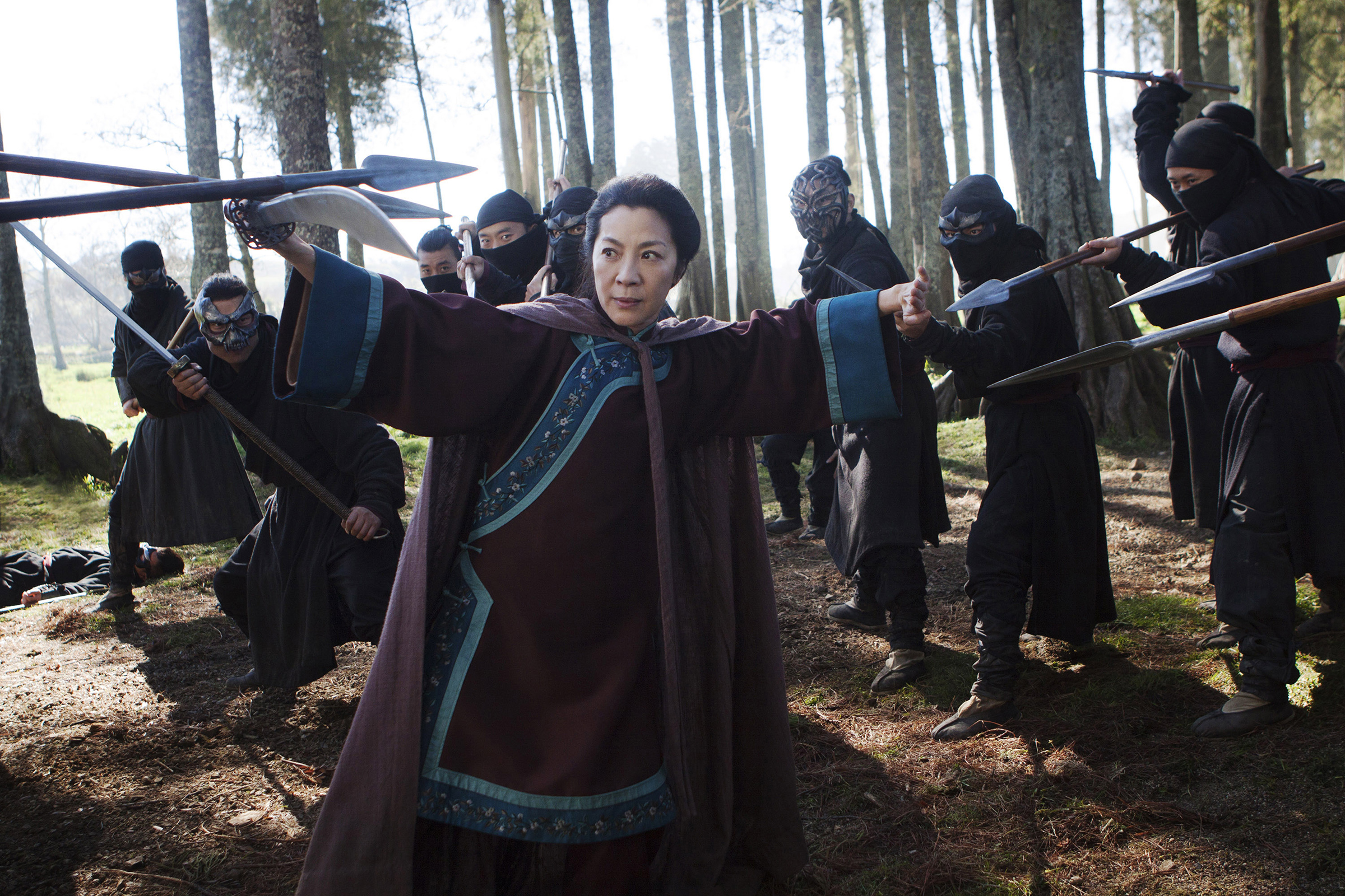 Michelle Yeoh in Crouching Tiger, Hidden Dragon: Sword of Destiny in 2016. 