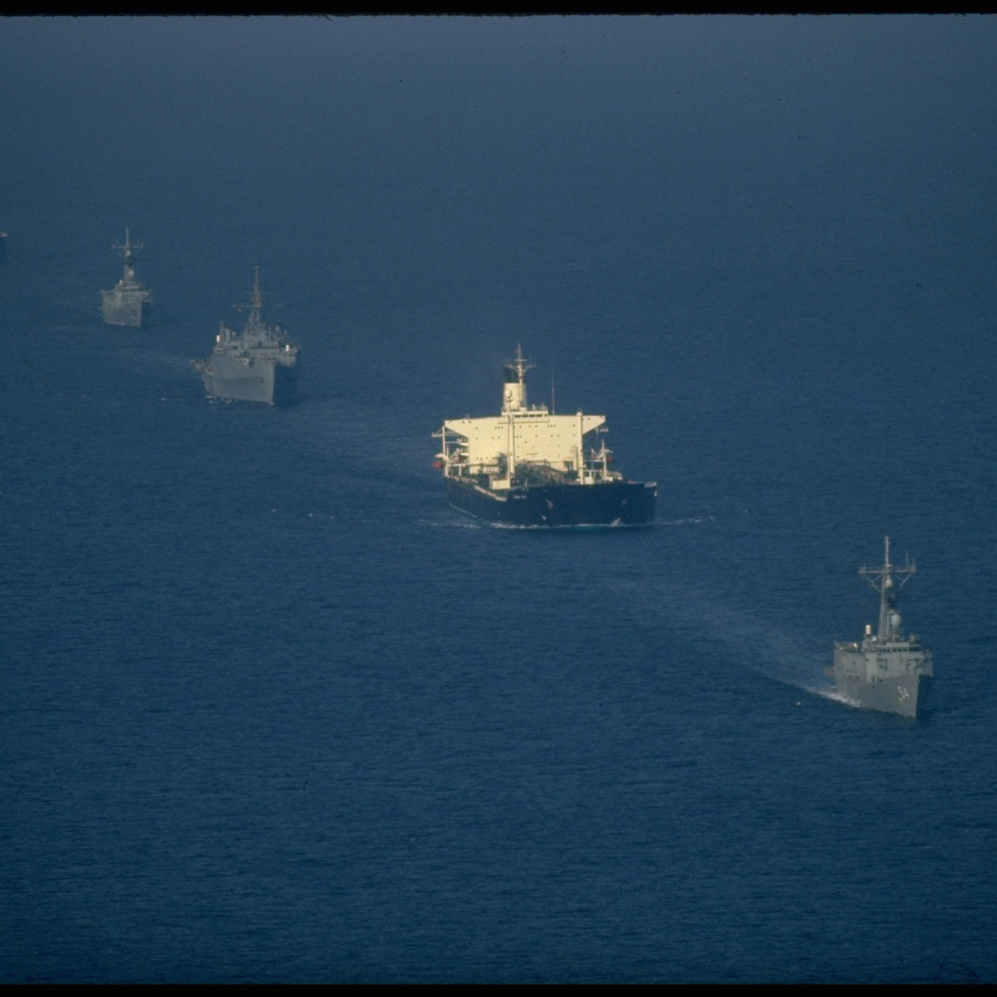 12th convoy of US warship escorted re-fl