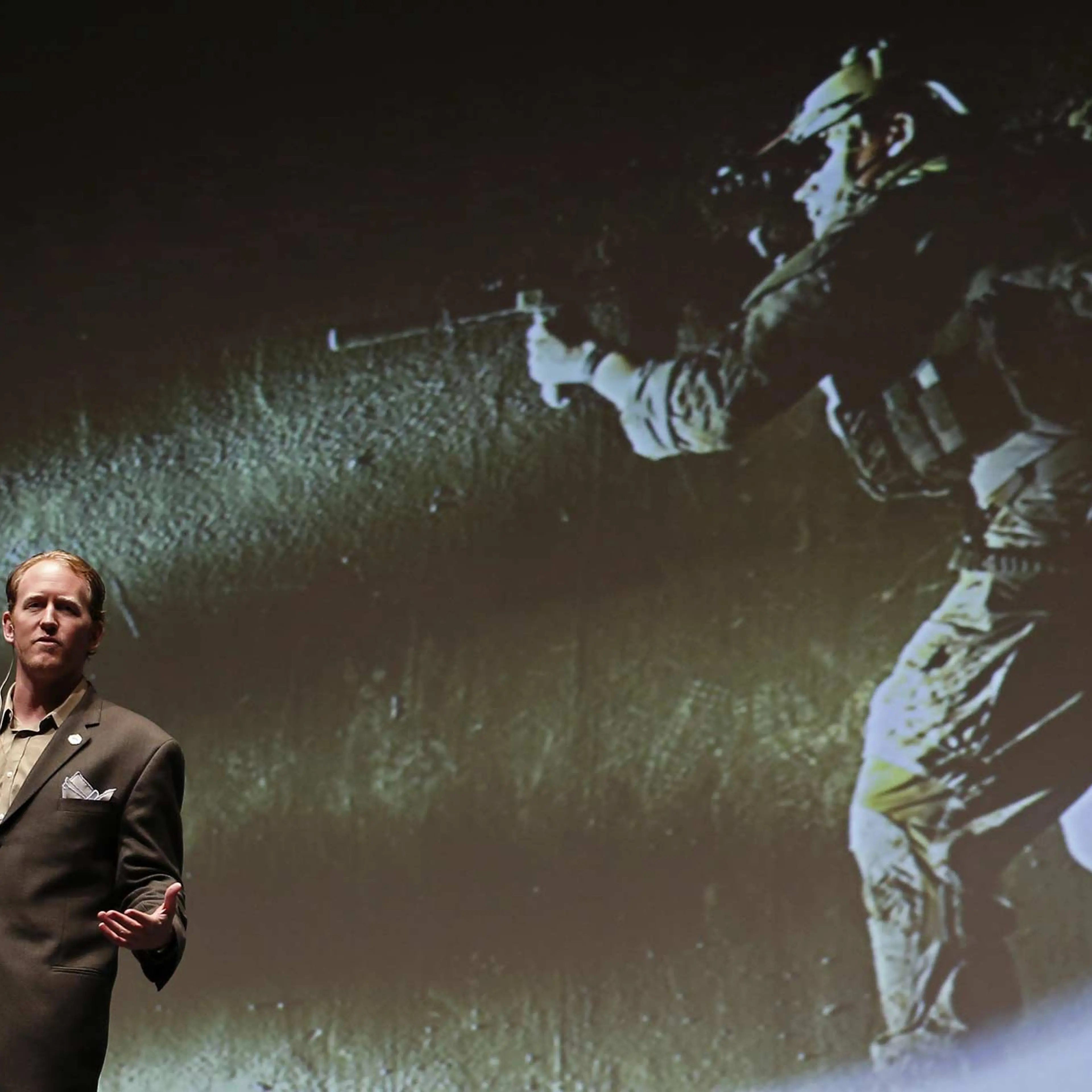 Former Navy SEAL Rob O'Neill Who Killed Osama bin Laden Speaks At Chamber of Commerce