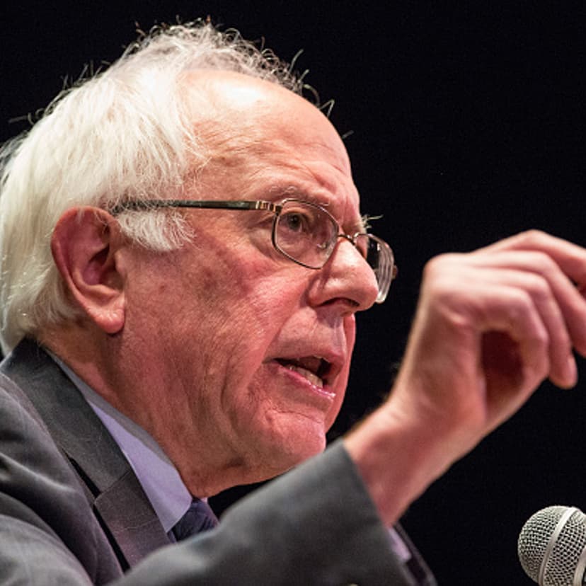 Democratic presidential candidate Sen. Bernie Sanders (I-VT) outlines his plan to reform the U.S. financial sector on January 5, 2016 in New York City.