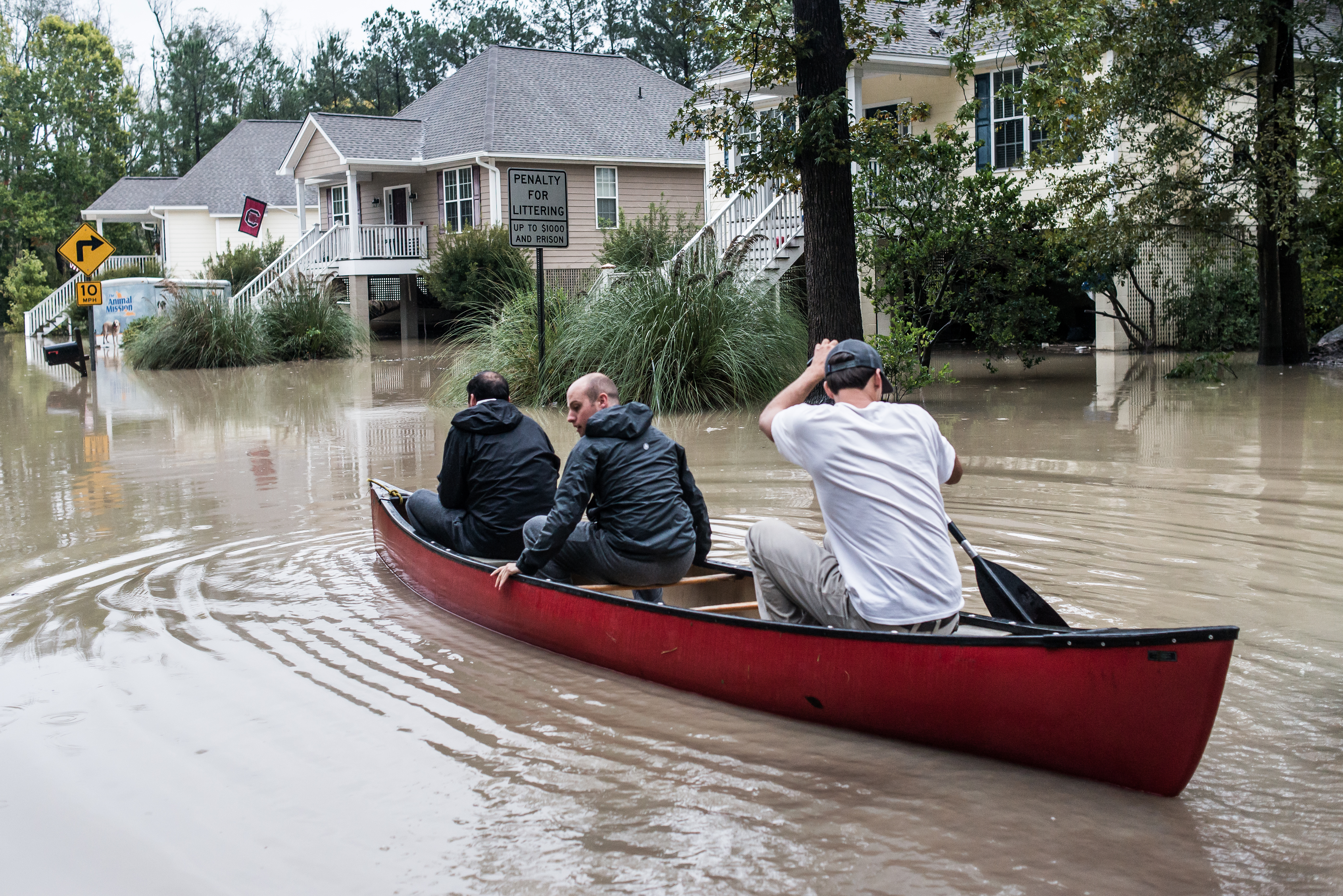 South Carolina Hit By Historic Rain And Flooding