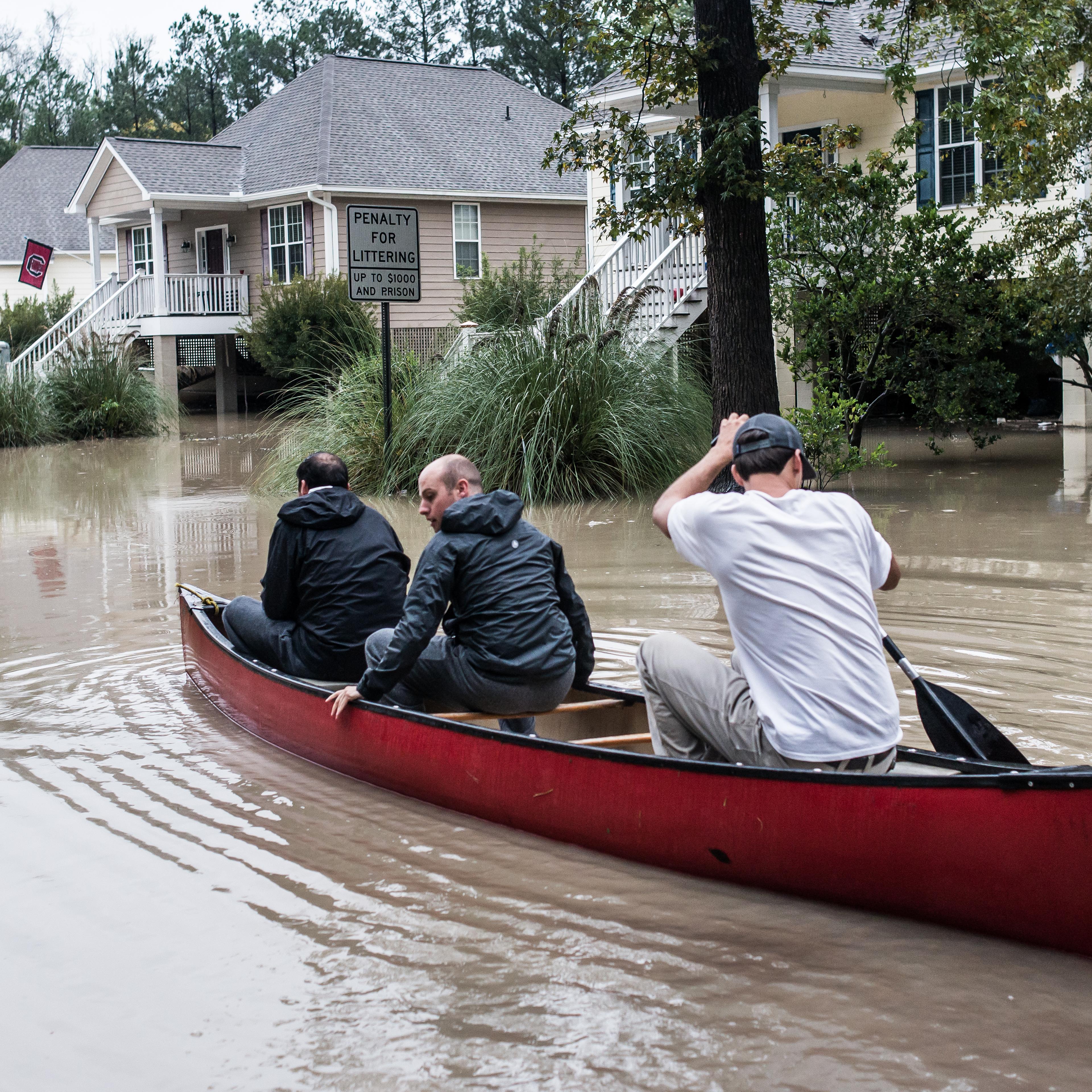 South Carolina Hit By Historic Rain And Flooding