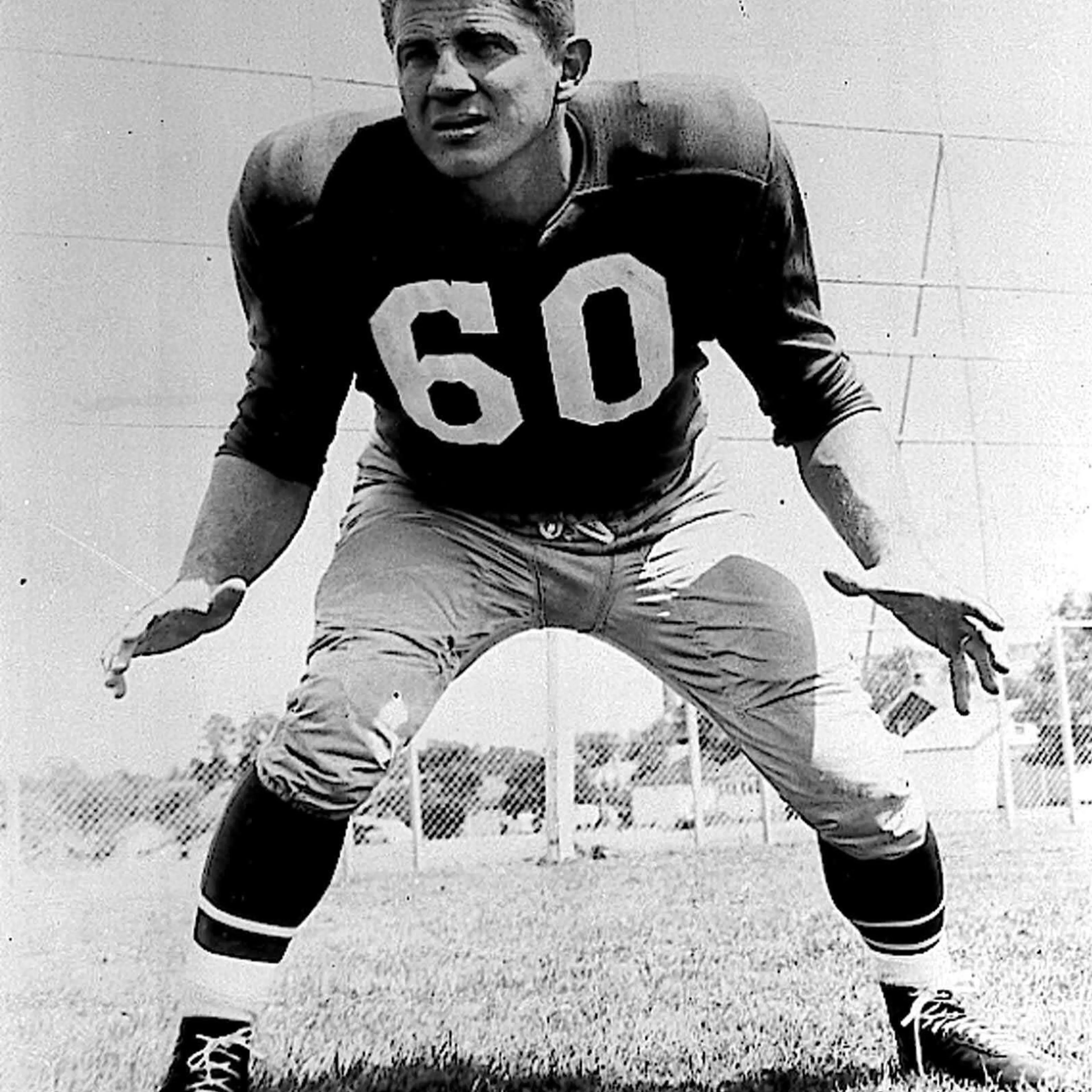 Chuck Bednarik, of the Philadelphia Eagles.