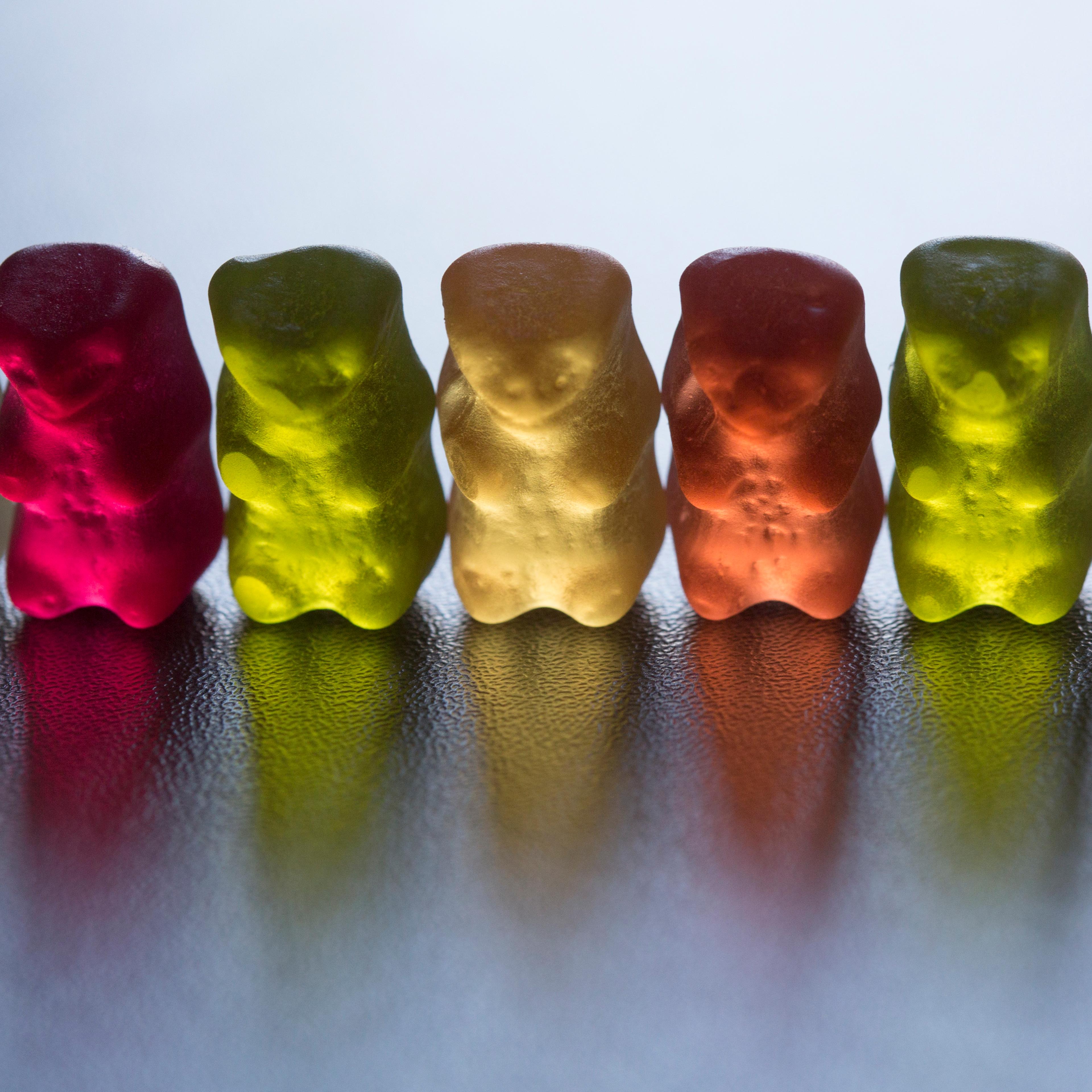 Gummy bears-at the top on the list of the most popular sweets.