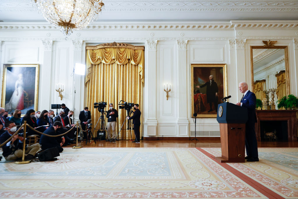 President Biden Holds A Press Conference At The White House