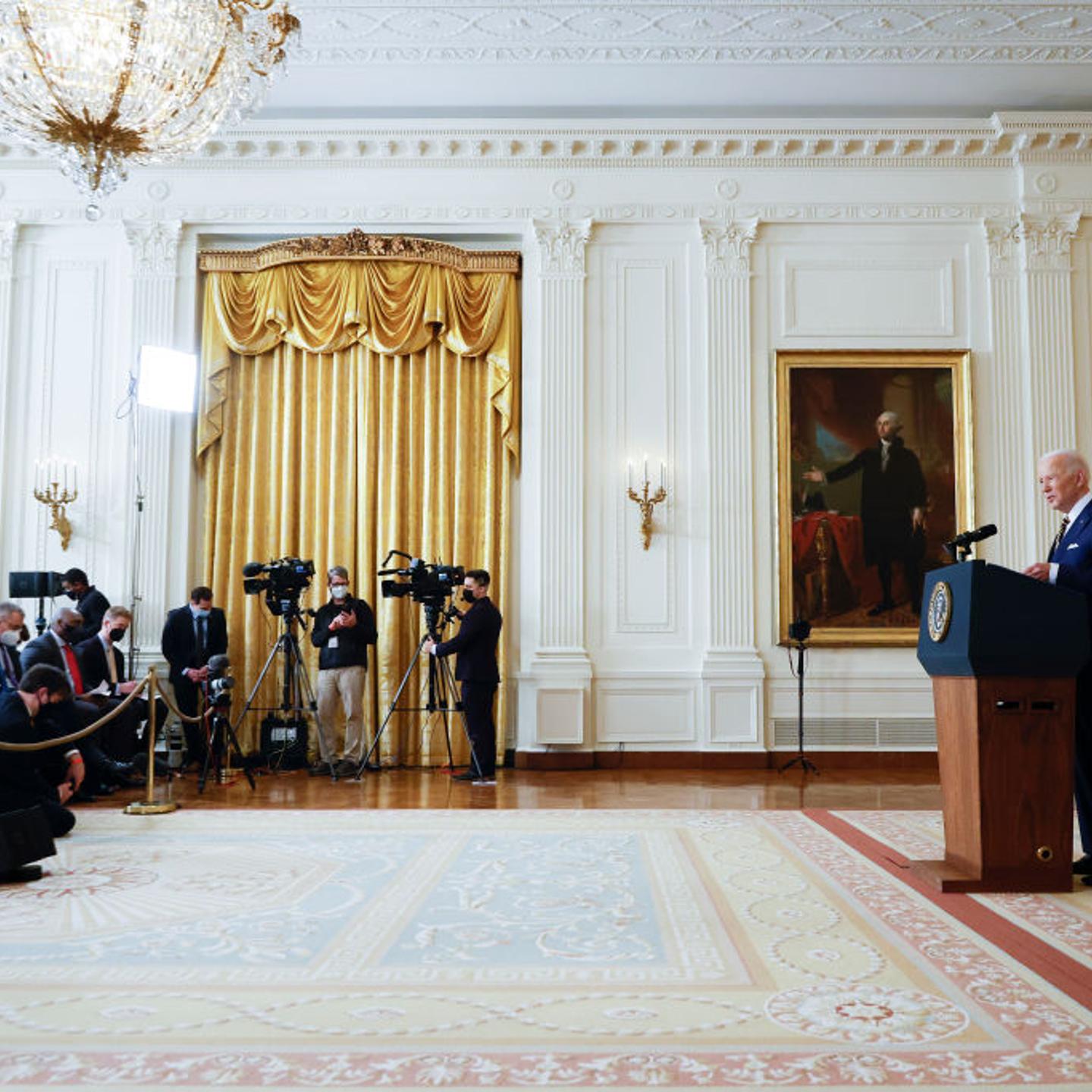 President Biden Holds A Press Conference At The White House