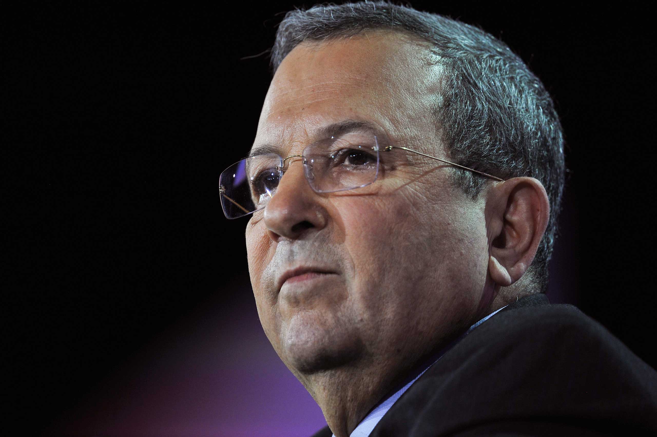 Former Israeli Defense Minister Ehud Barak.