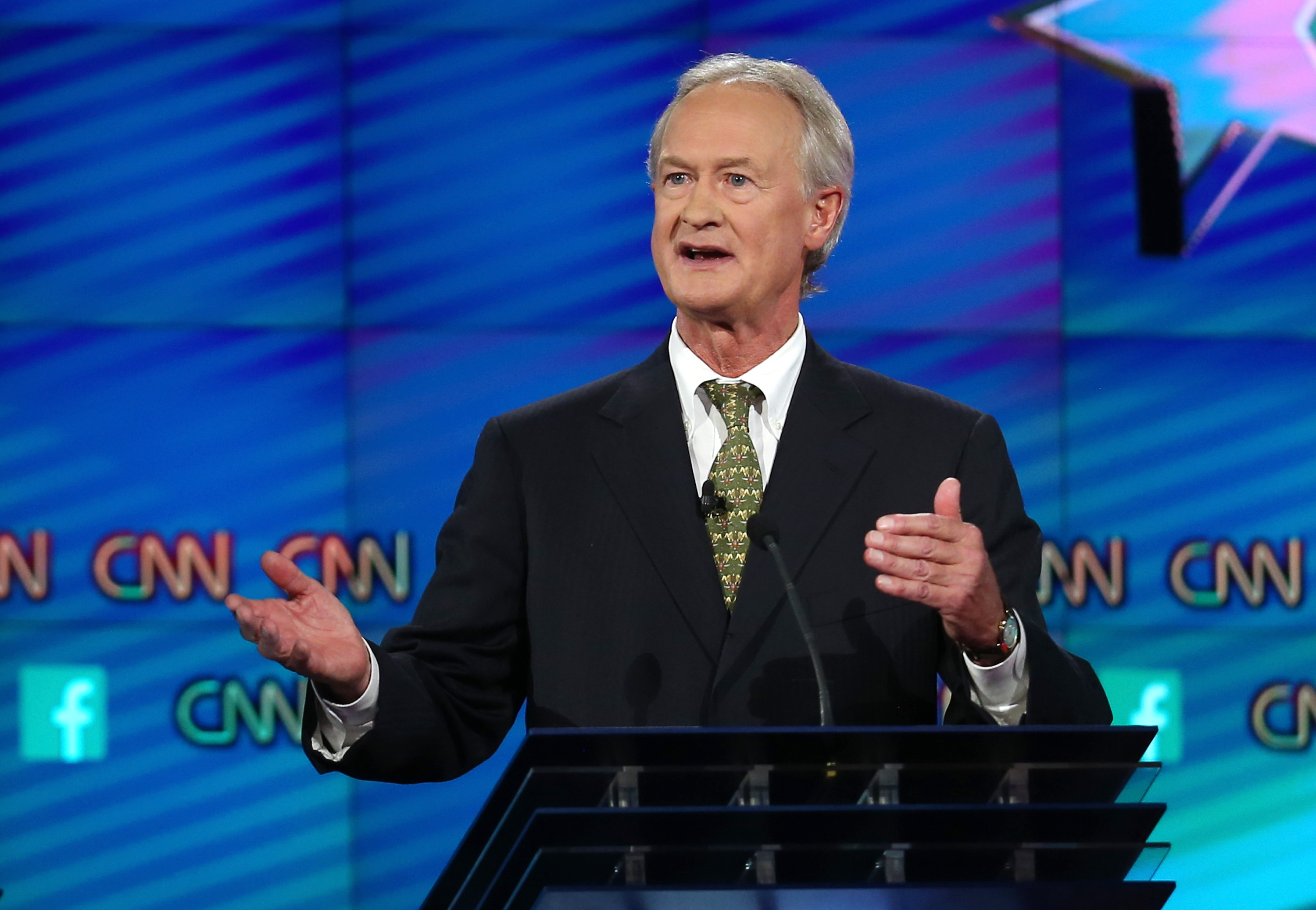 Democratic Presidential Candidates Hold First Debate In Las Vegas