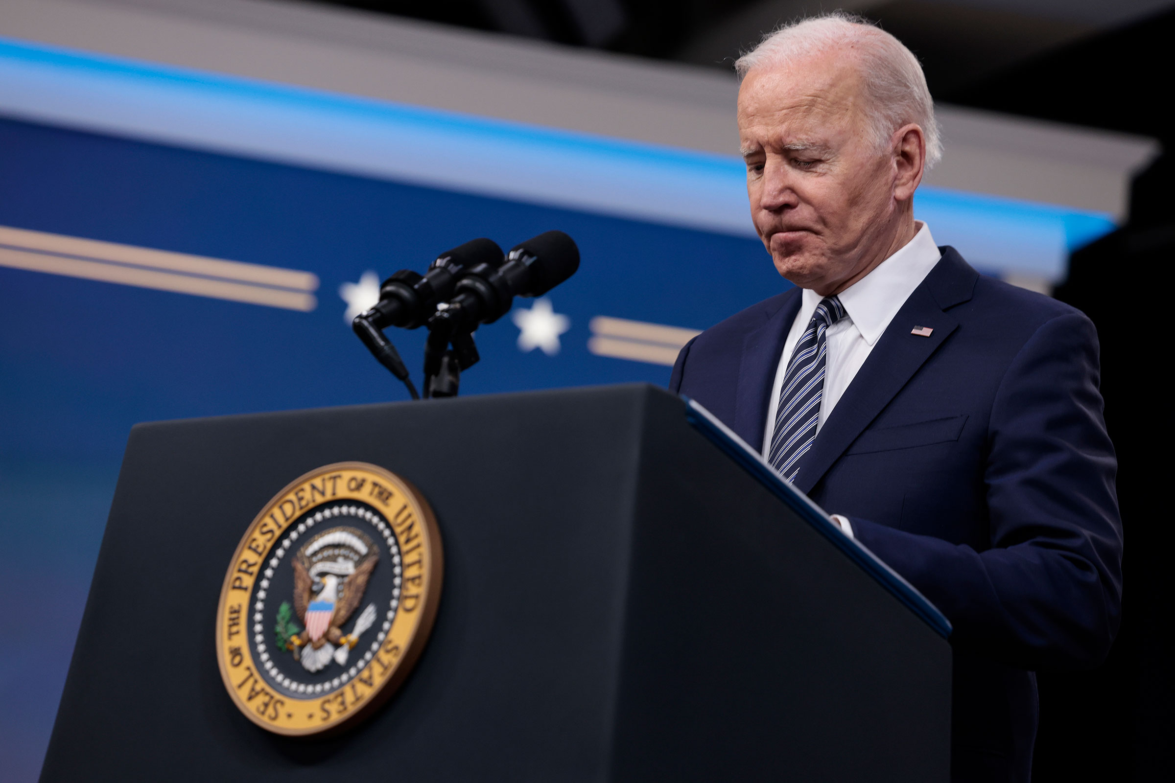 President Biden Delivers Remarks On Gas Prices In America