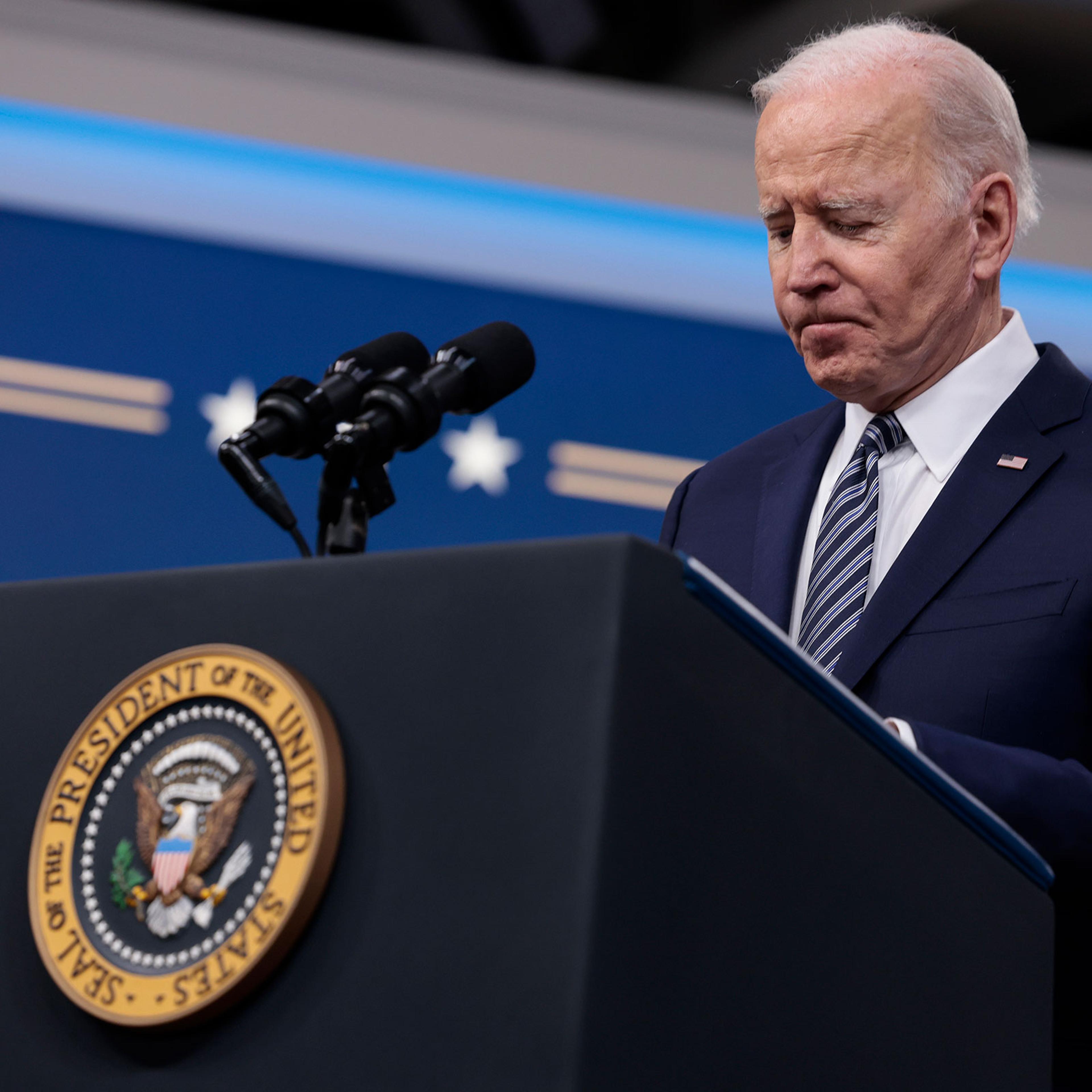 President Biden Delivers Remarks On Gas Prices In America