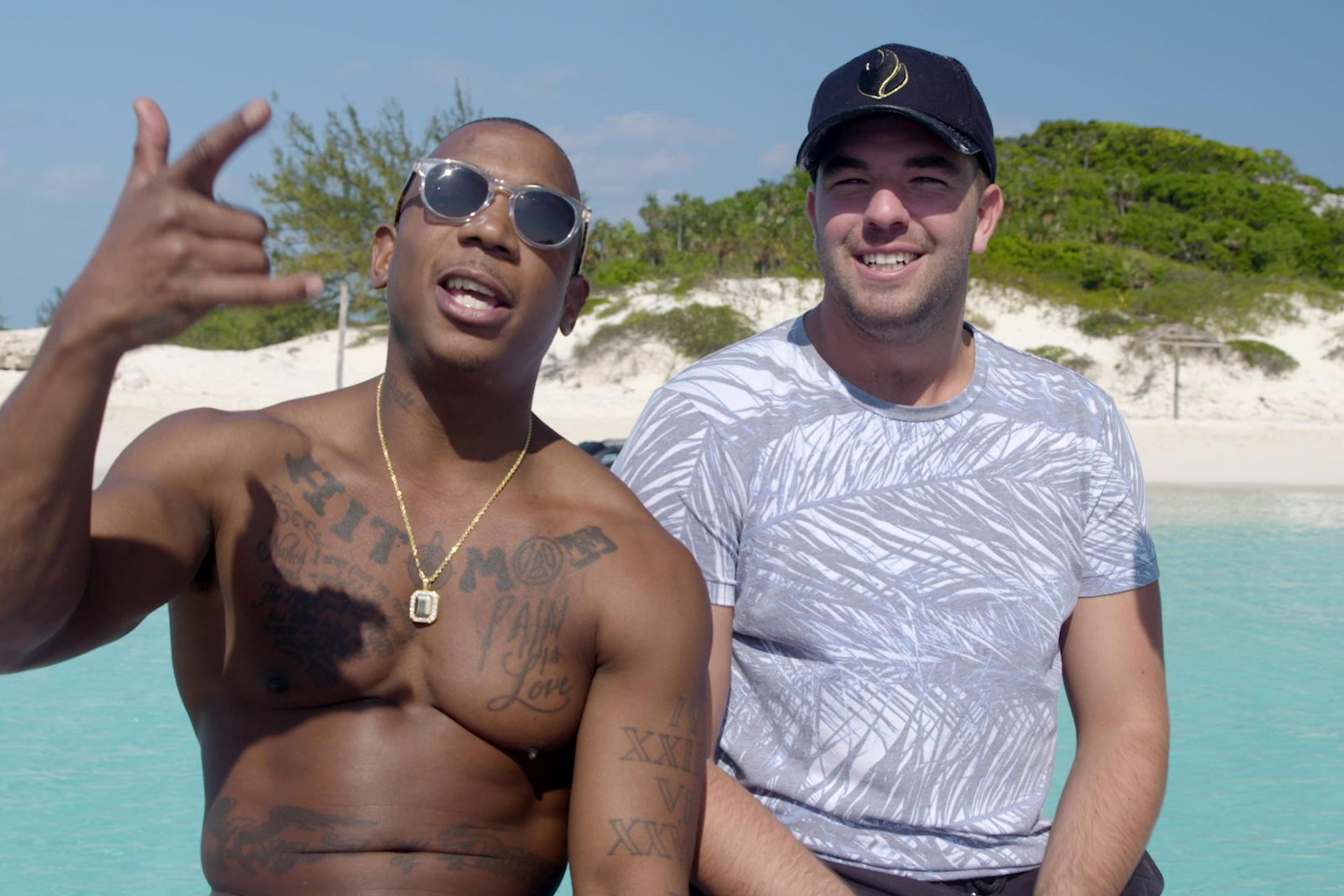 Ja Rule and Billy McFarland in a Fyre Festival promotional video