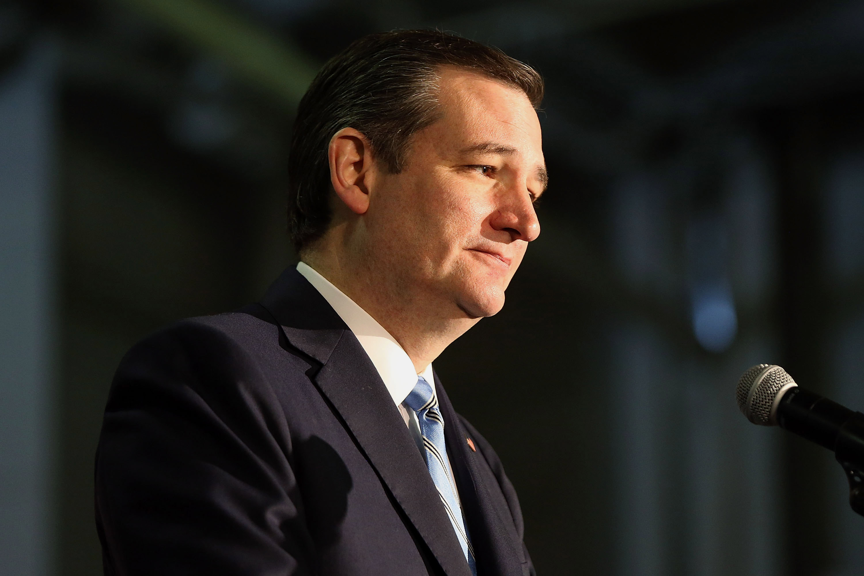 Ted Cruz gives a speech on Feb. 16, 2016 in Mt. Pleasant, S.C.