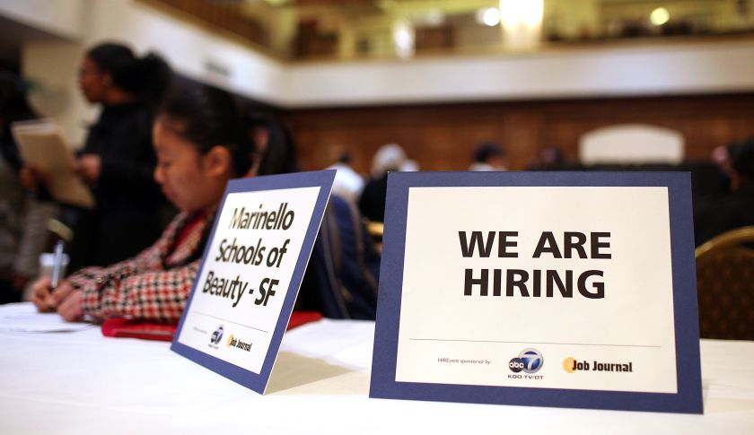 Job Seekers Attend Job Fair In San Francisco