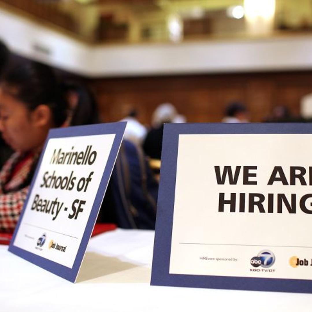 Job Seekers Attend Job Fair In San Francisco