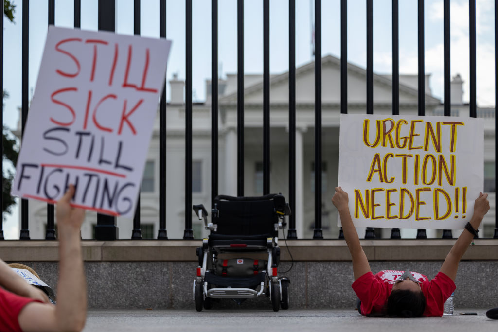 ME and Long COVID White House Protest