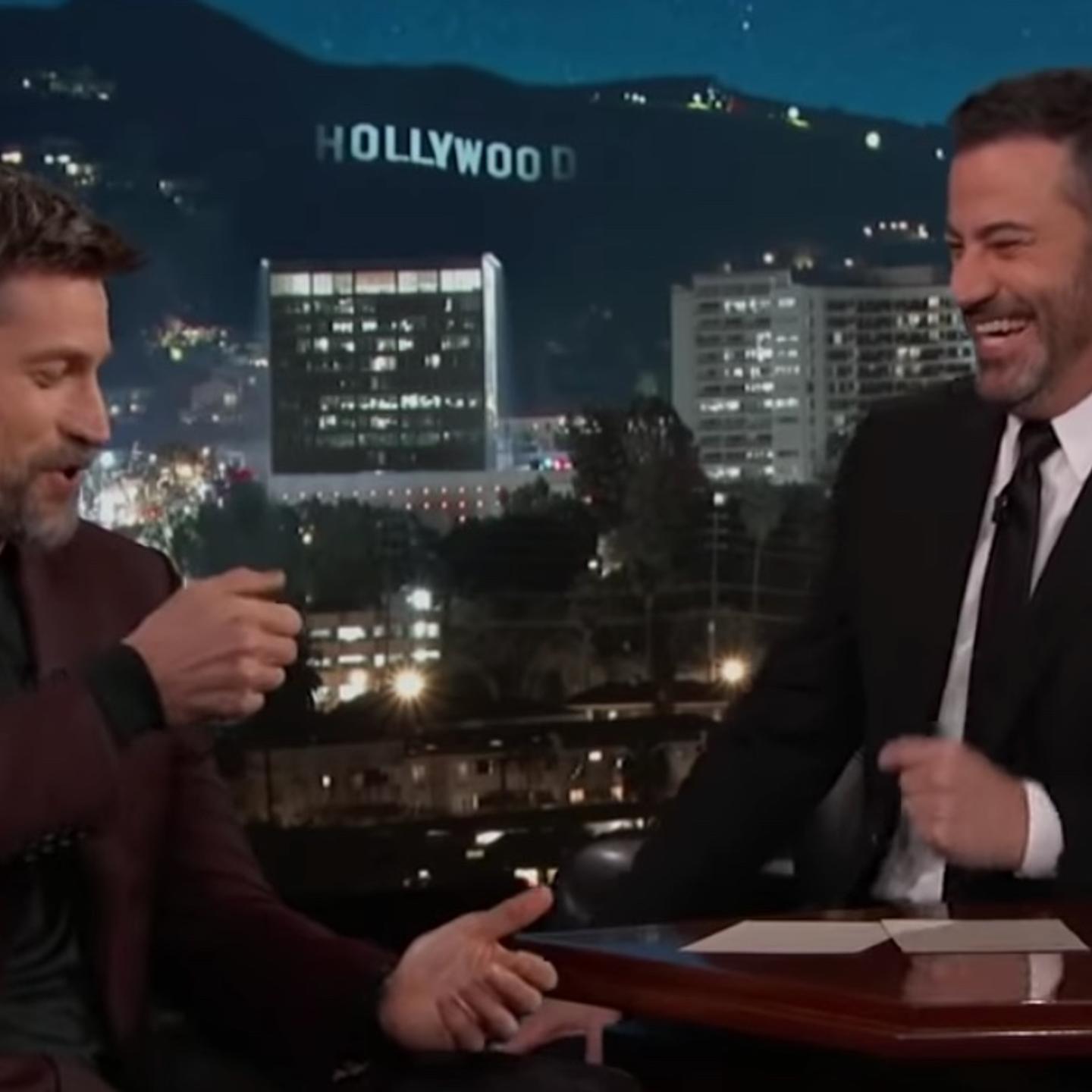 Jamie Lannister on Kimmel