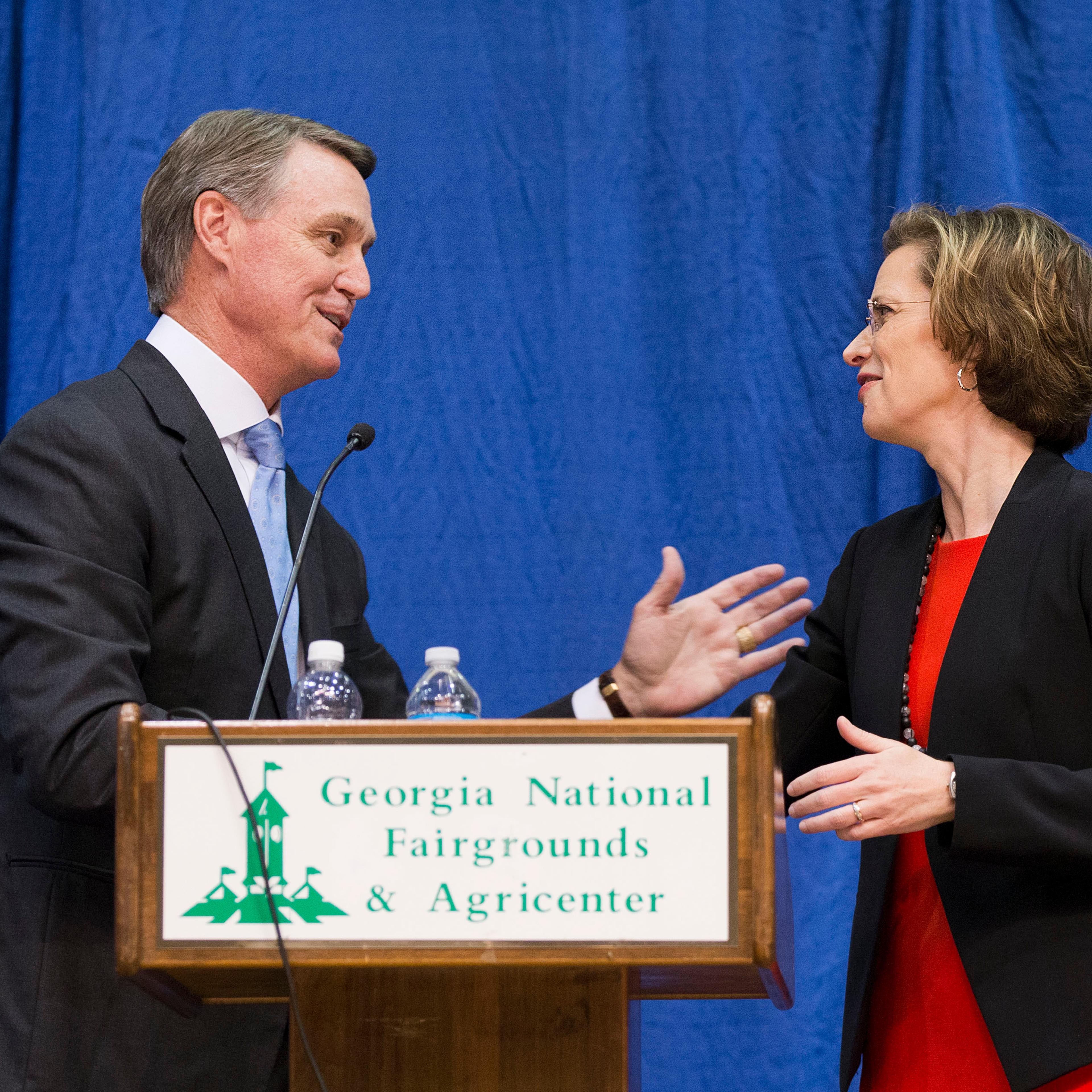 David Perdue, Michelle Nunn