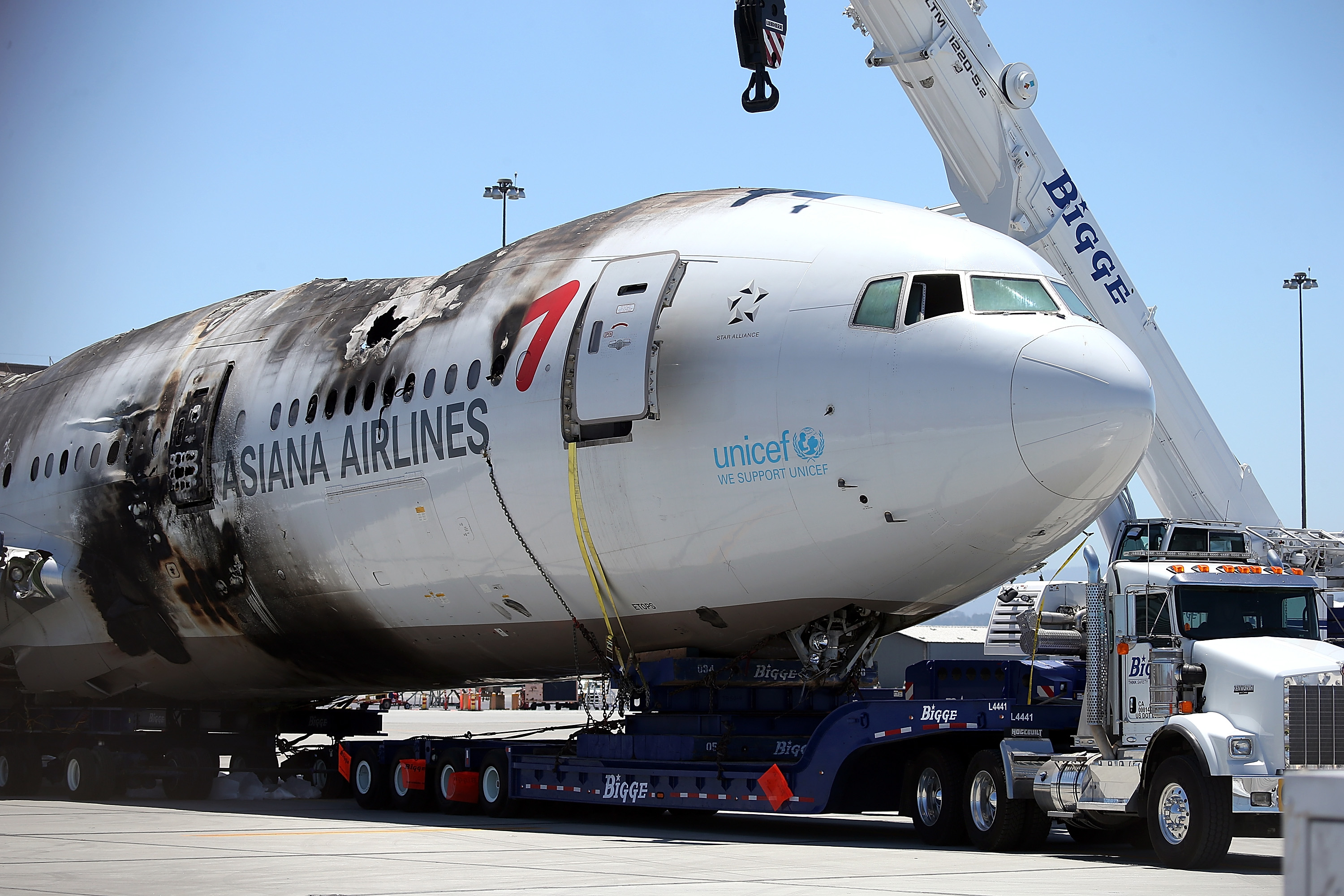 Asiana Flight 214 Moved From Crash Scene