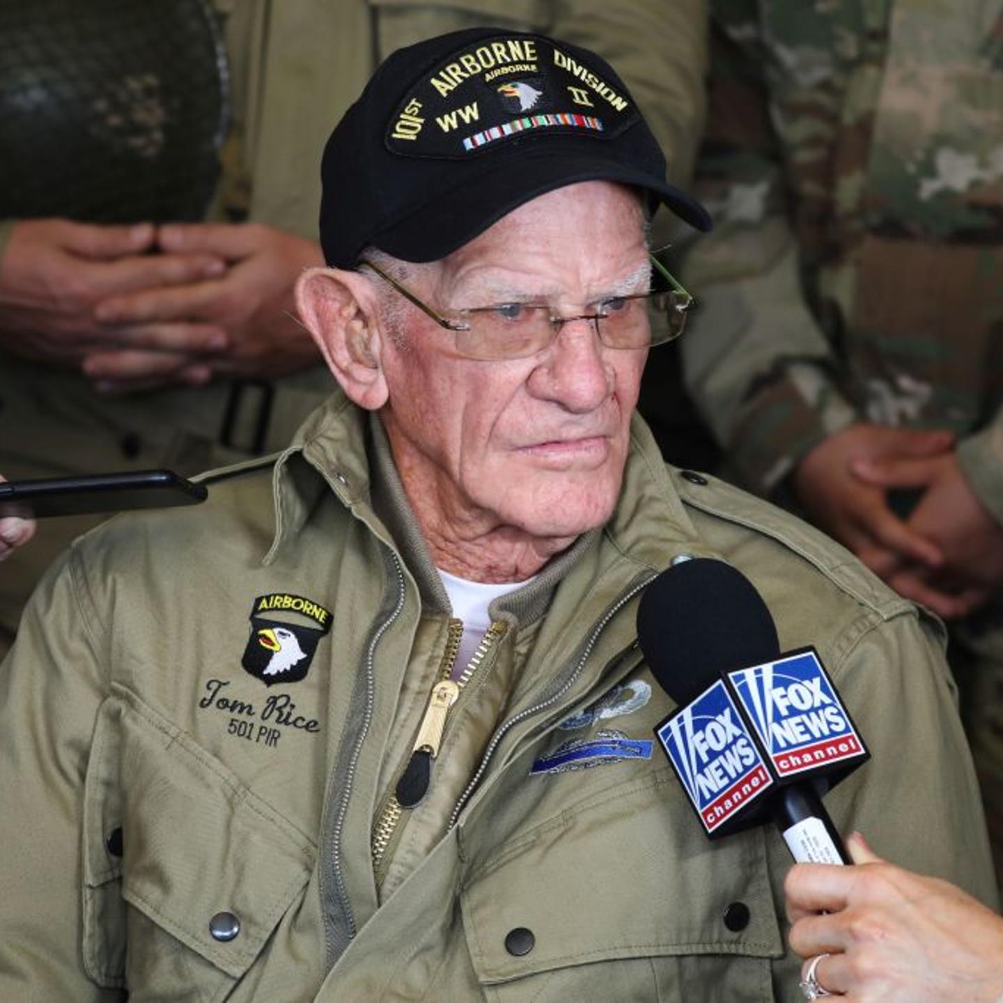 Tom Rice a 97 year old veteran