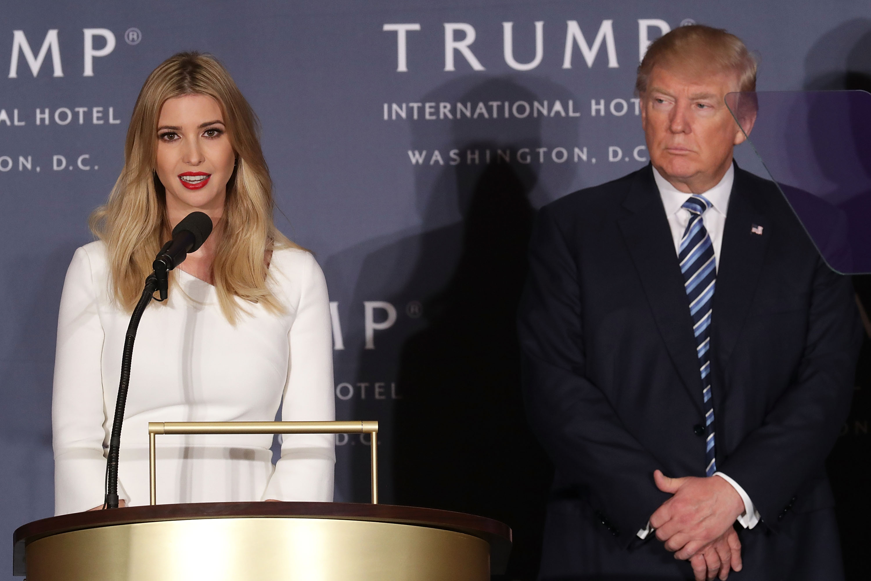 Donald Trump Holds Ribbon Cutting Ceremony For The Trump International Hotel In Washington, D.C.