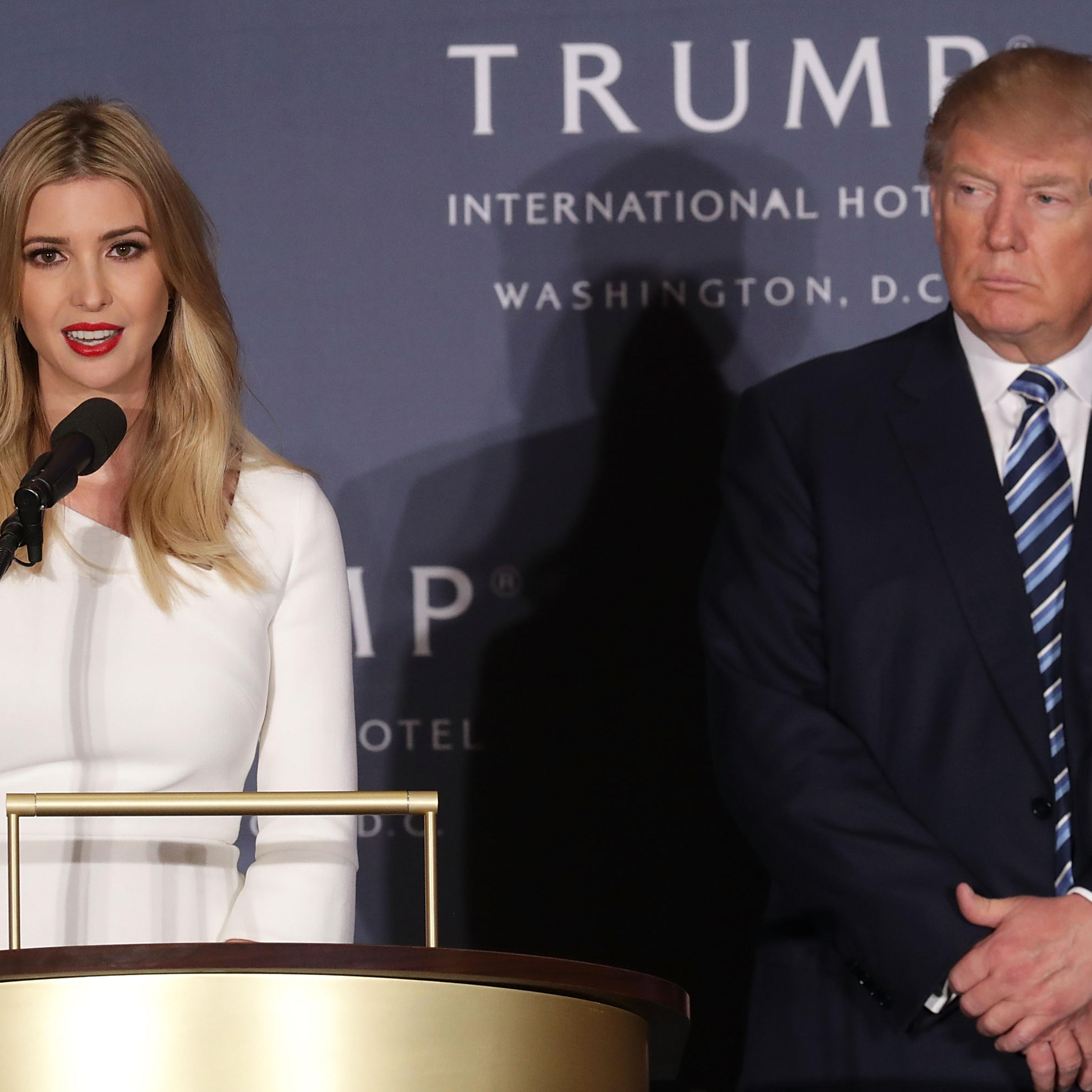 Donald Trump Holds Ribbon Cutting Ceremony For The Trump International Hotel In Washington, D.C.