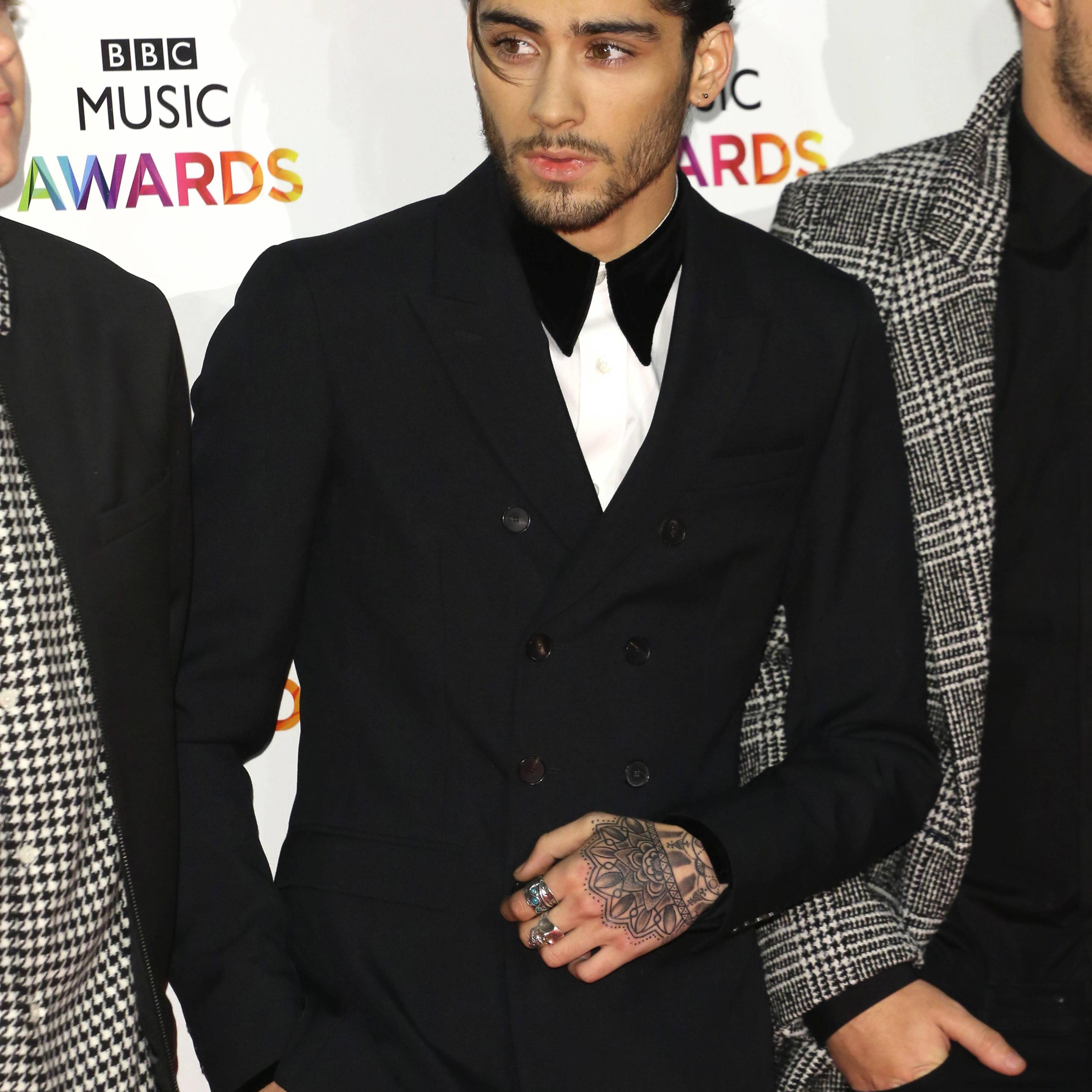 Zayn Malik at the BBC Music Awards 2014 in London, England on Dec. 12, 2014.