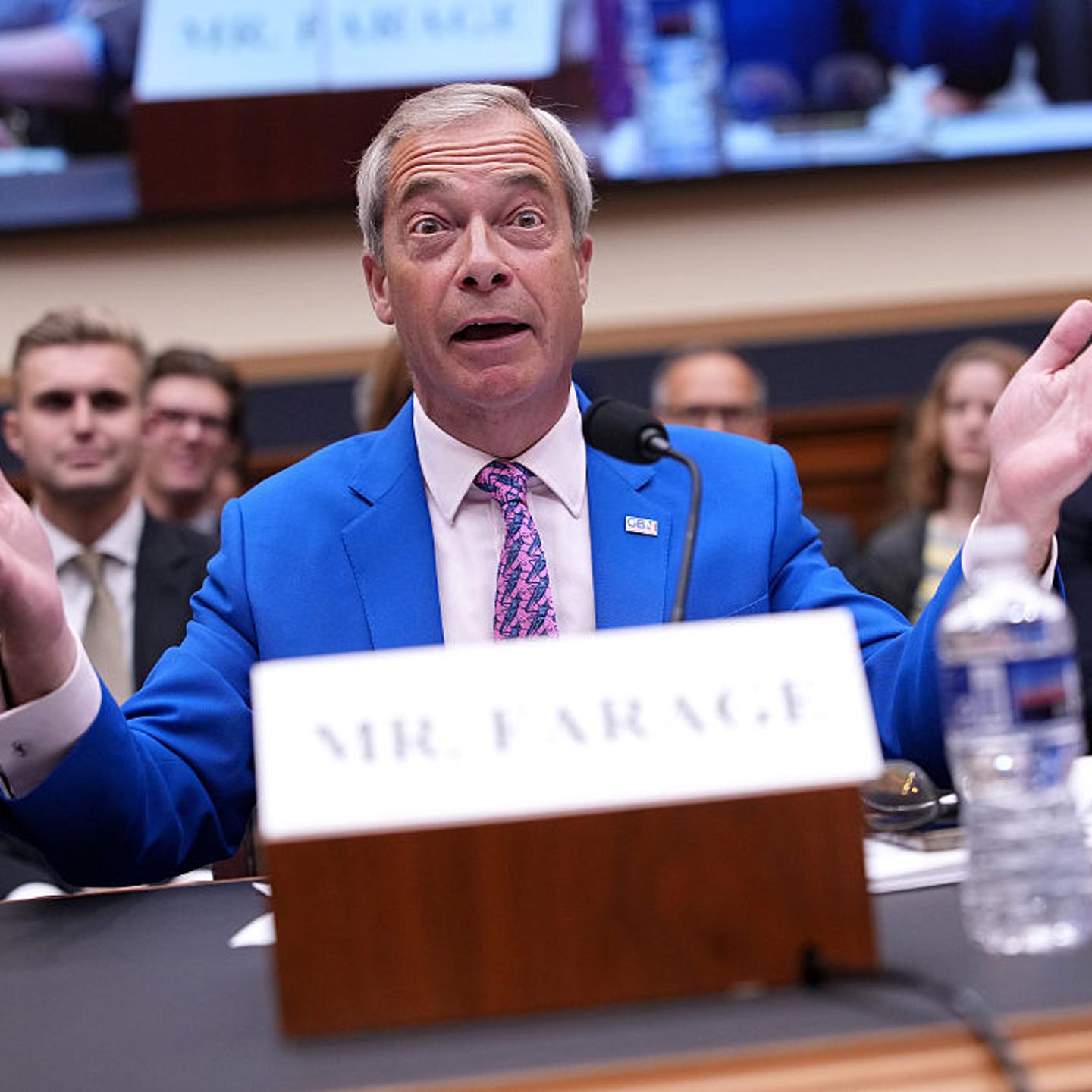 UK Politician Nigel Farage Testifies At US House Judiciary Hearing On Censorship