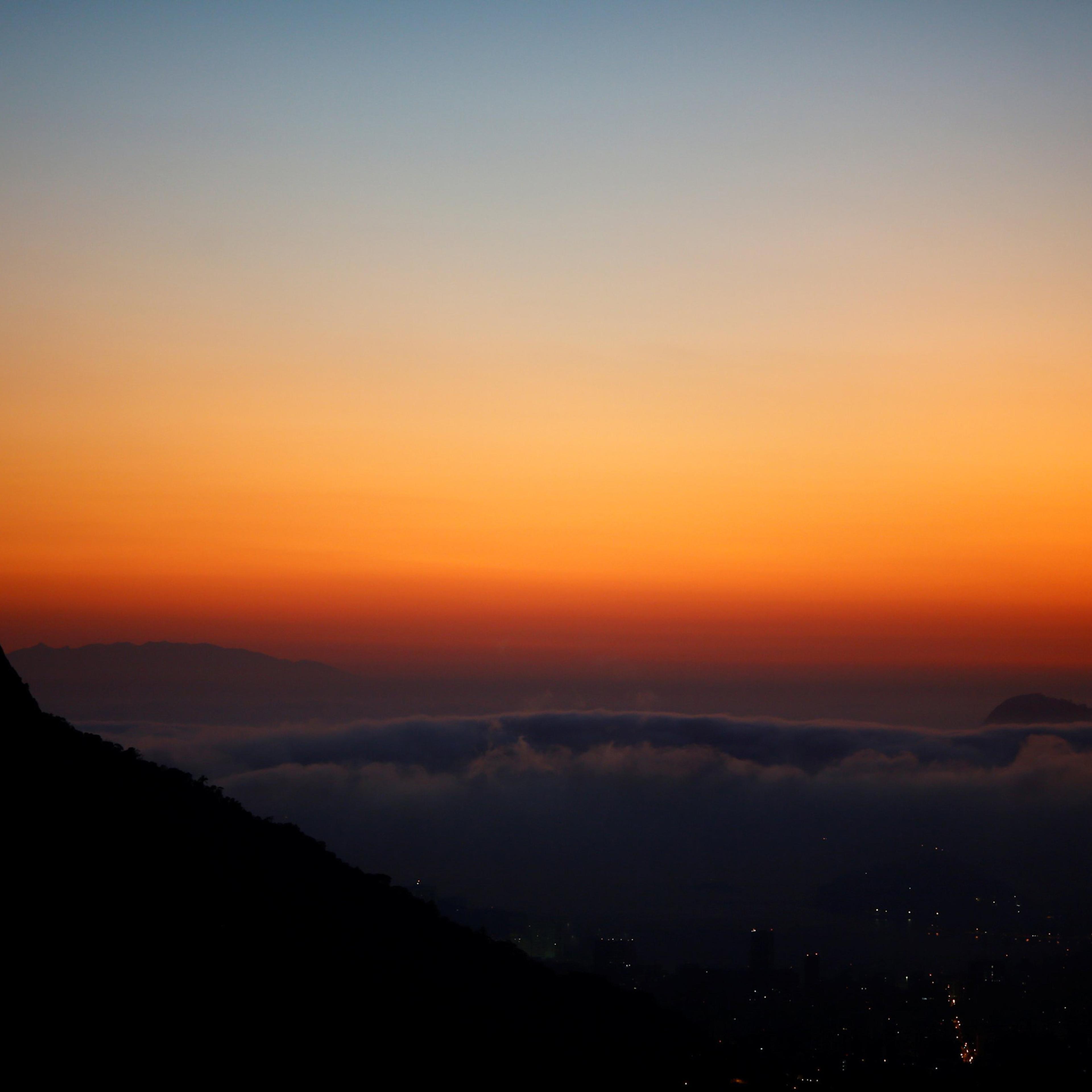 Christ the Redeemer is seen from the Vista Chinesa (Chinese View) during sunrise in Rio de Janeiro, May 4, 2016.