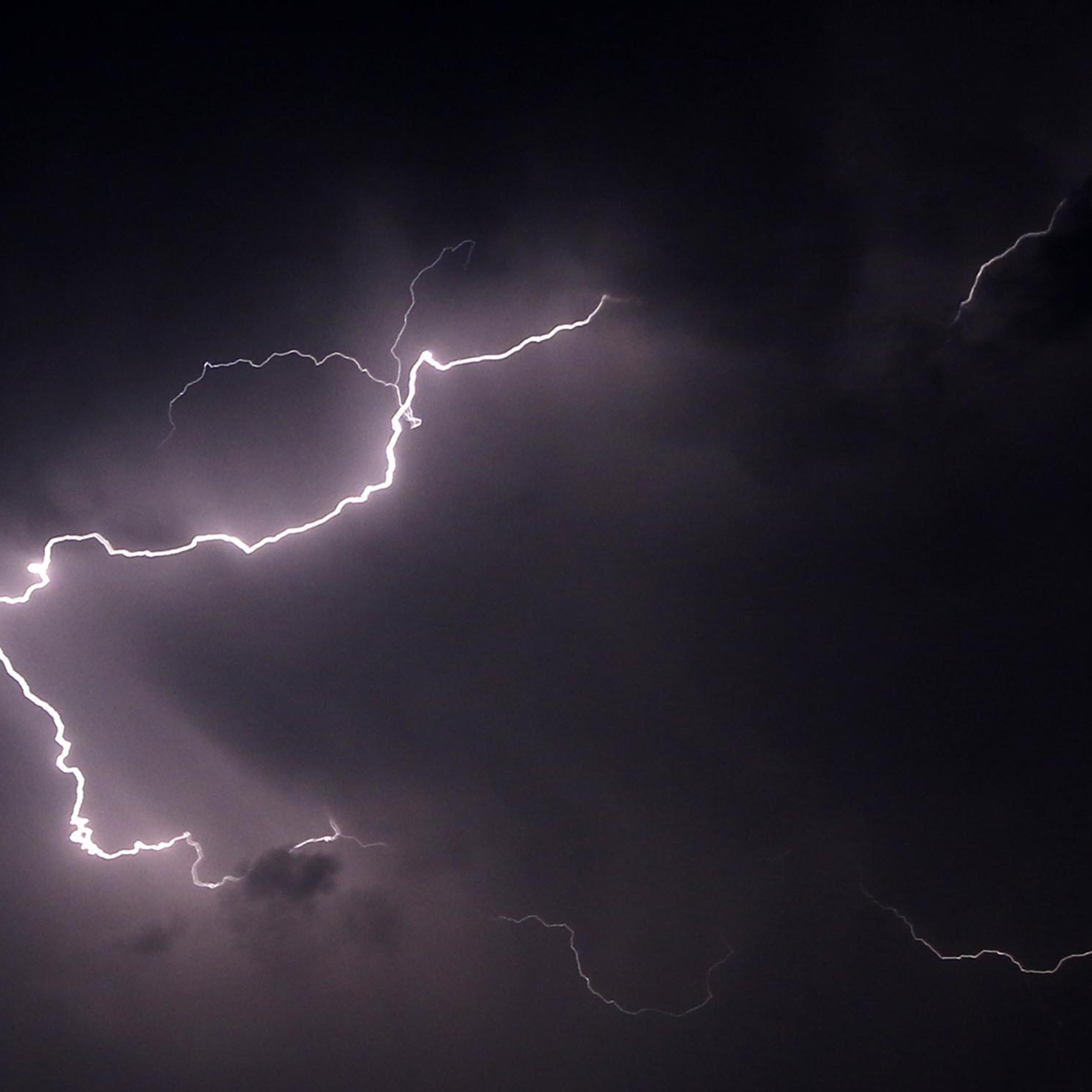 Lightning Crackles Through Sky Of Jorhat, India