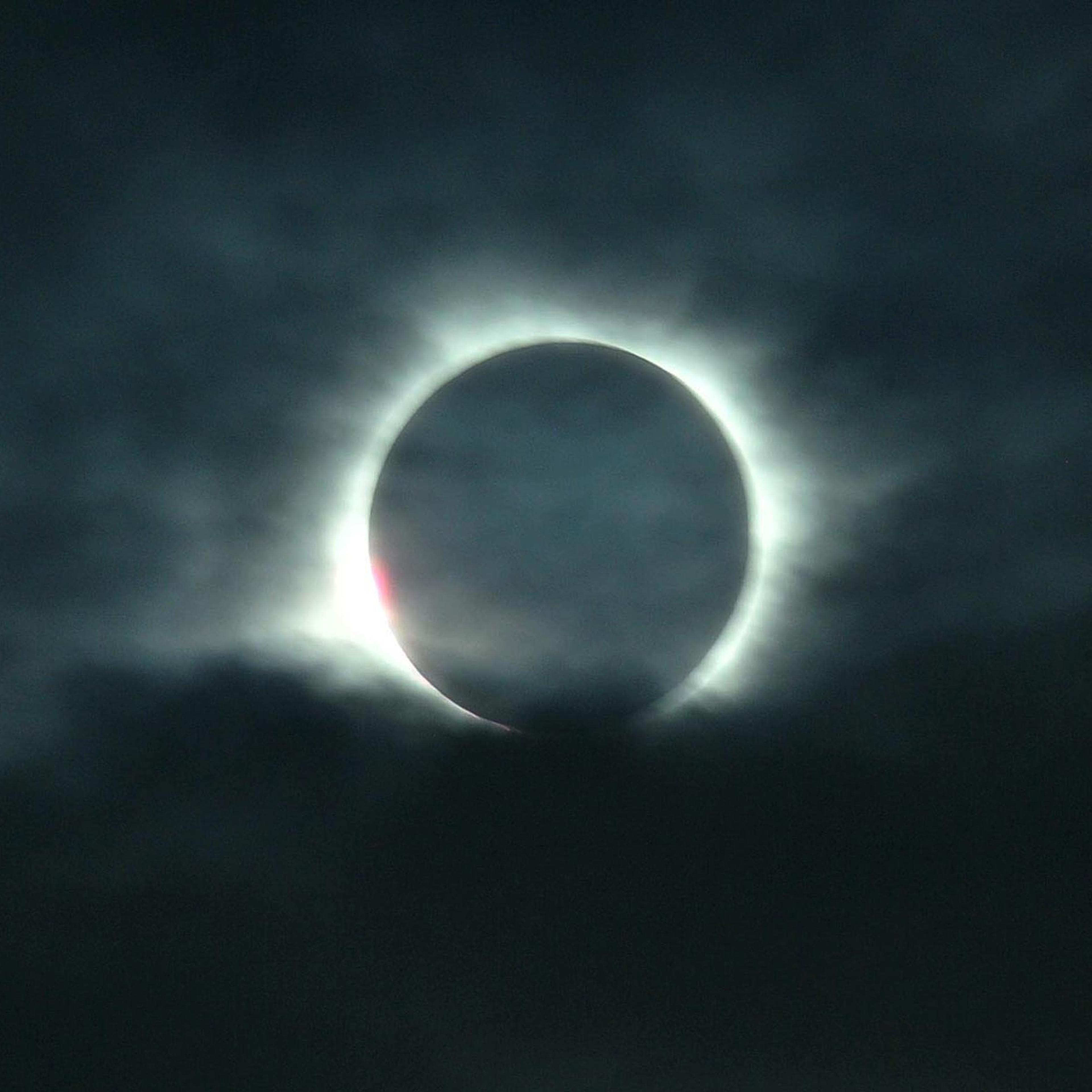 A total solar eclipse is visible from Belitung. Indonesia on March 9.