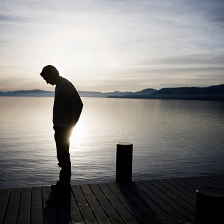 man-standing-silhouette
