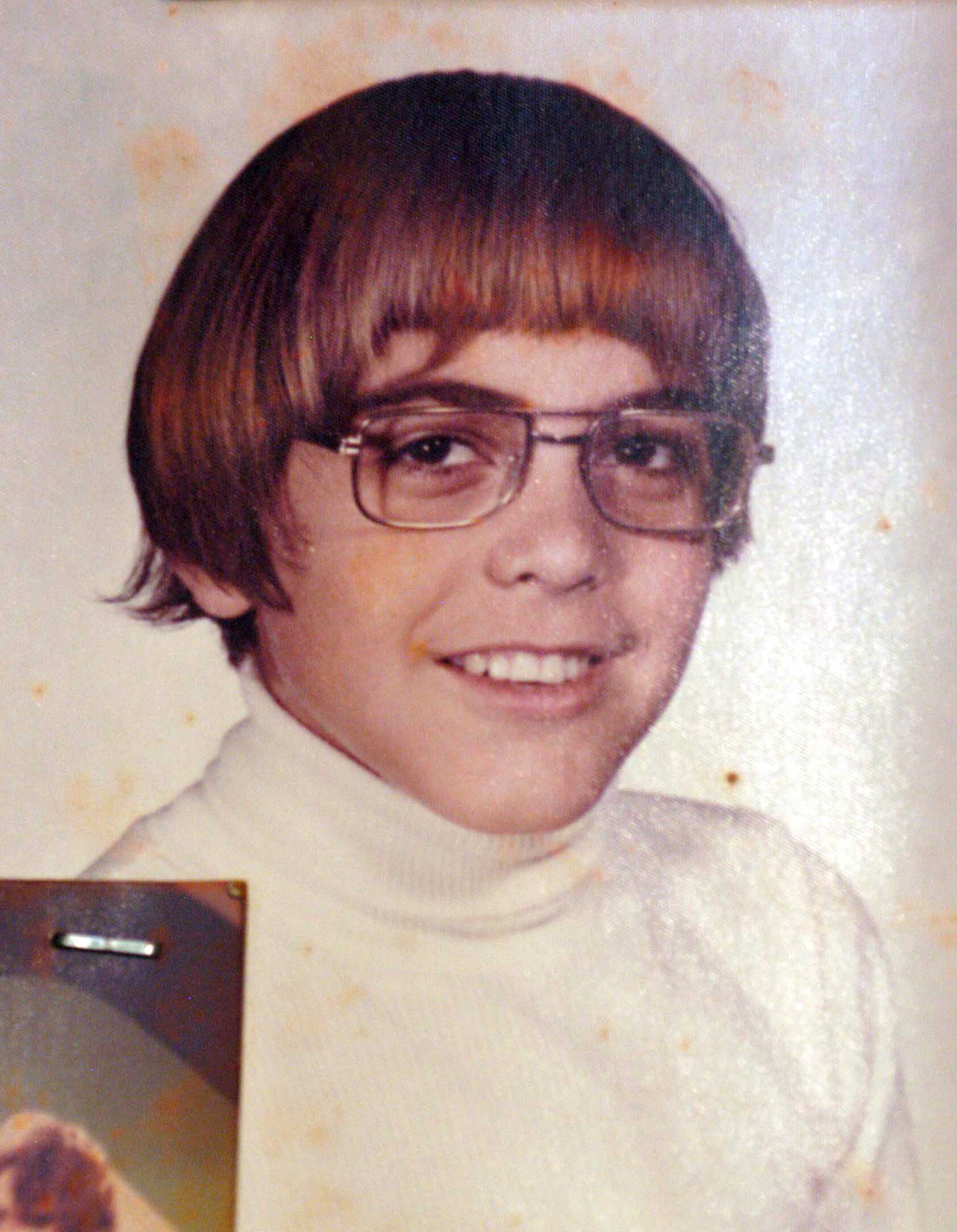 EXCLUSIVE: Oscar-winner 'gorgeous' George Clooney as a geeky-looking teenager