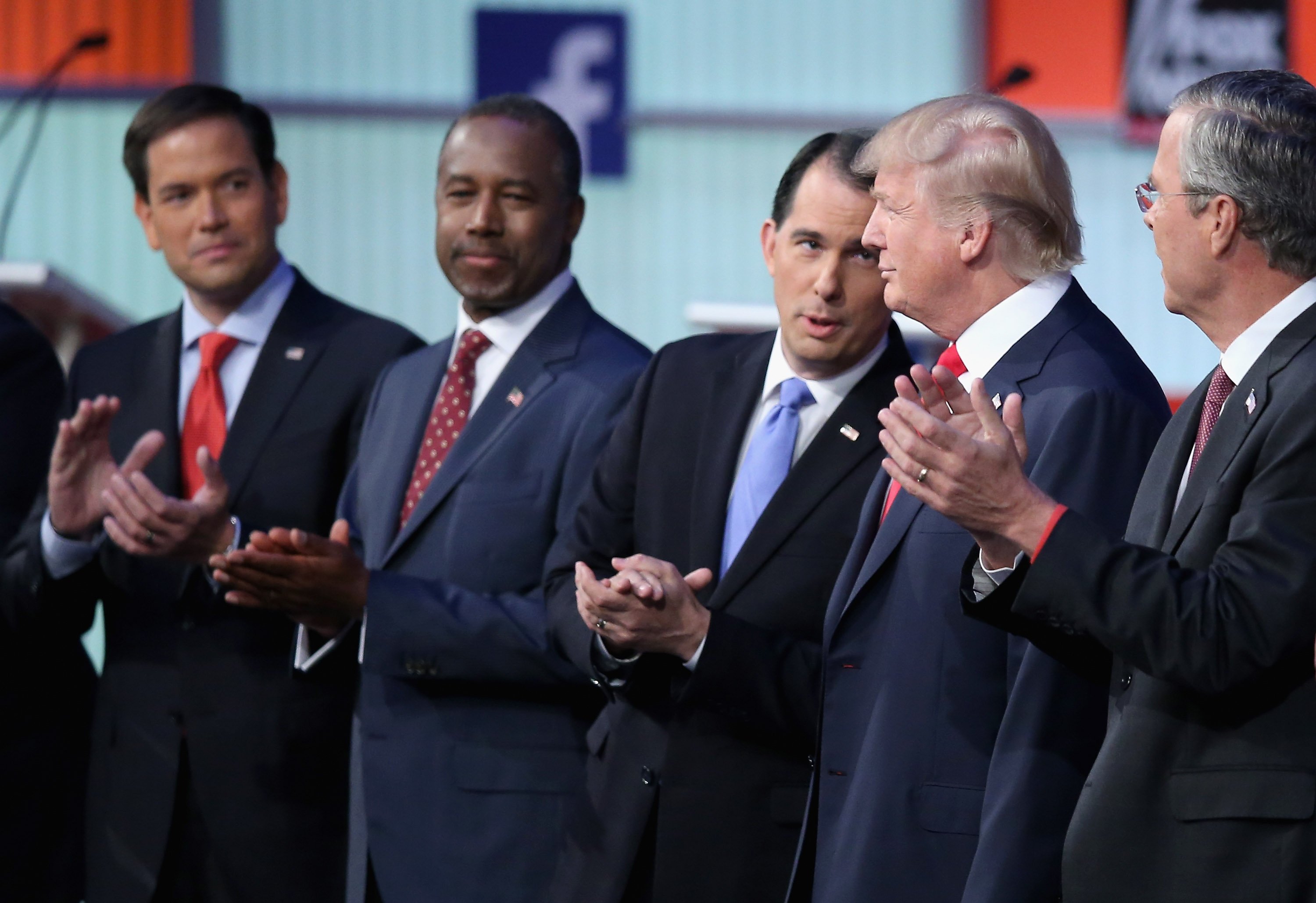 Top-Polling GOP Candidates Participate In First Republican Presidential Debate
