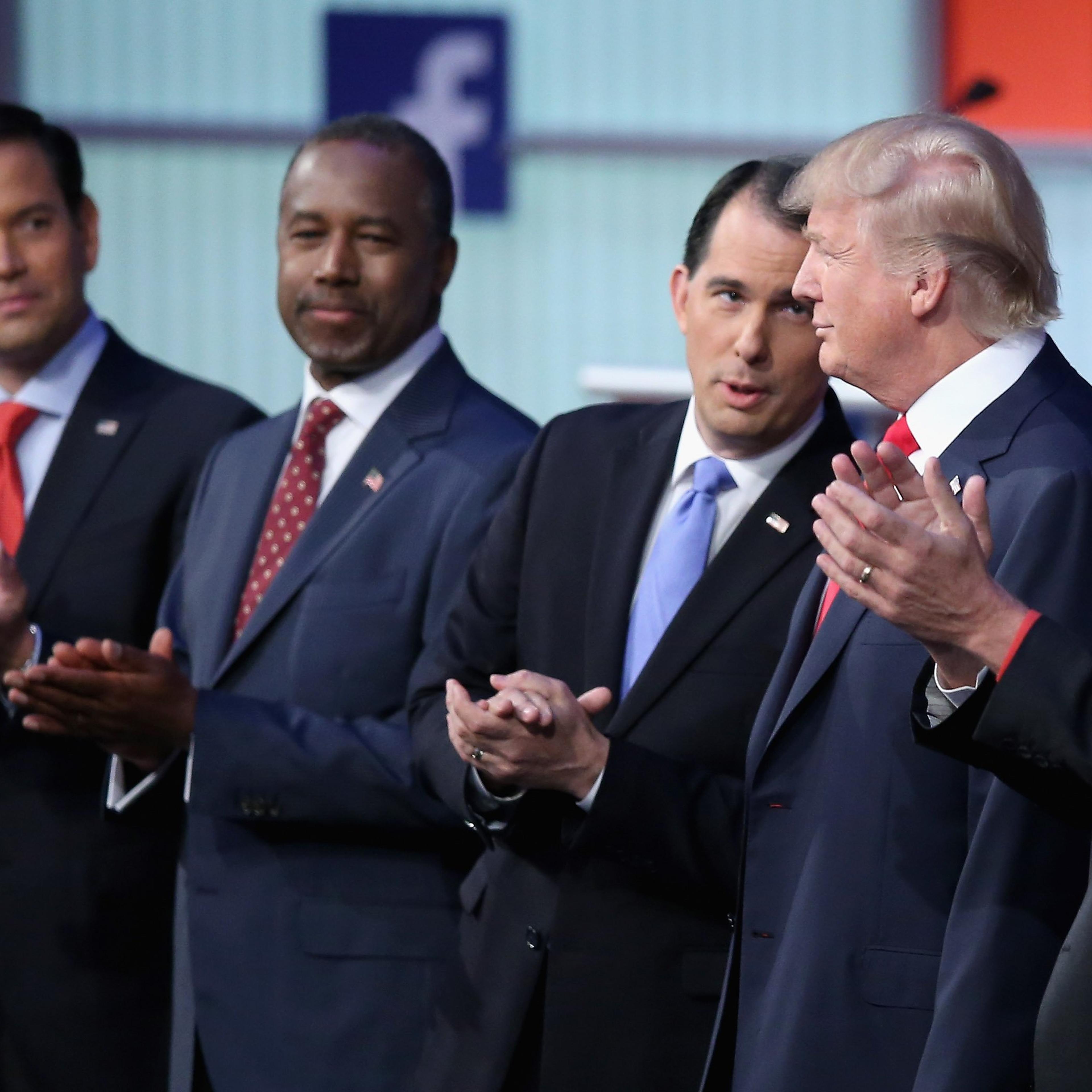 Top-Polling GOP Candidates Participate In First Republican Presidential Debate