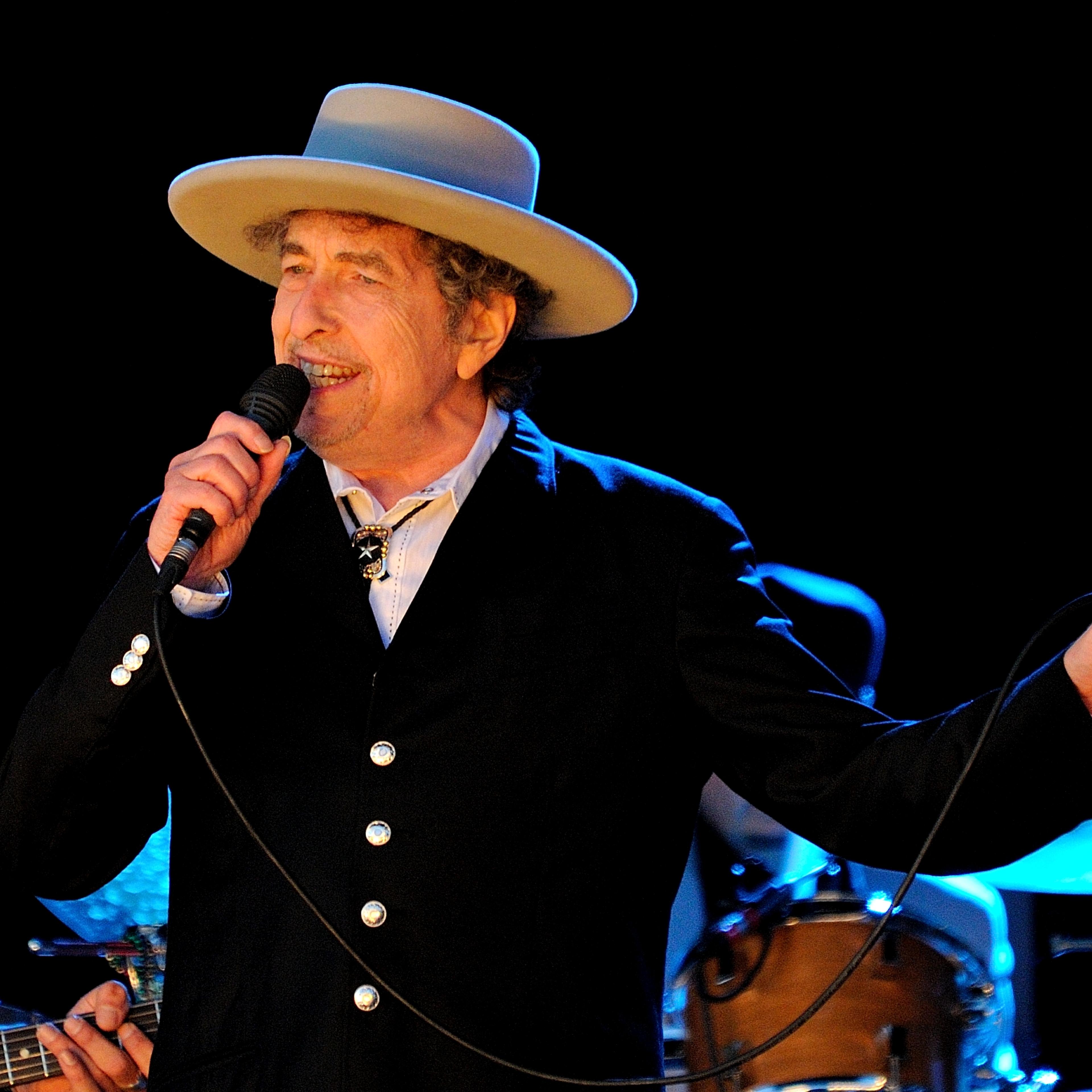 Bob Dylan performs on stage during Hop Farm Festival on June 30, 2012 in Paddock Wood, United Kingdom.