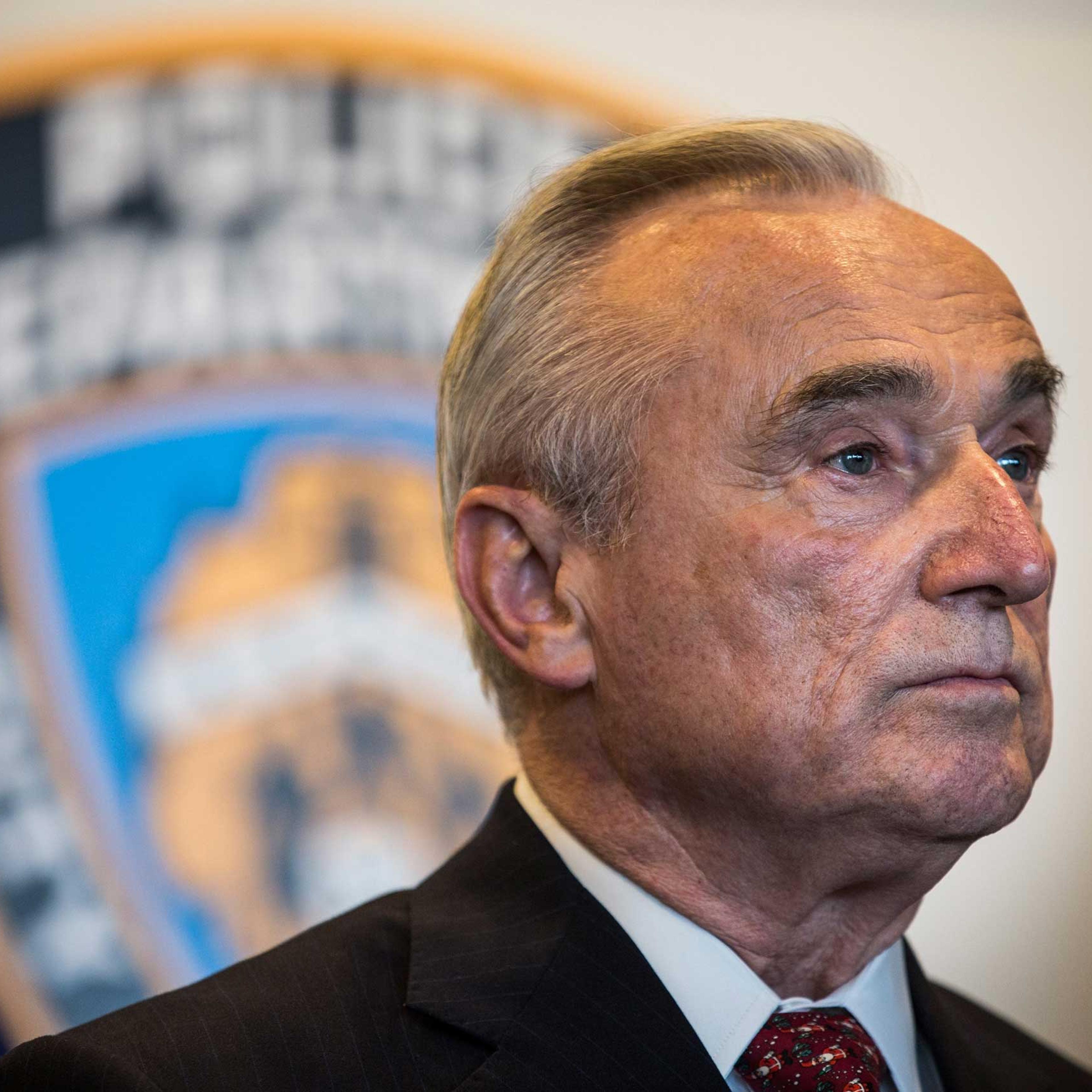 Mayor De Blasio And Police Chief Bratton Discuss Police Training
