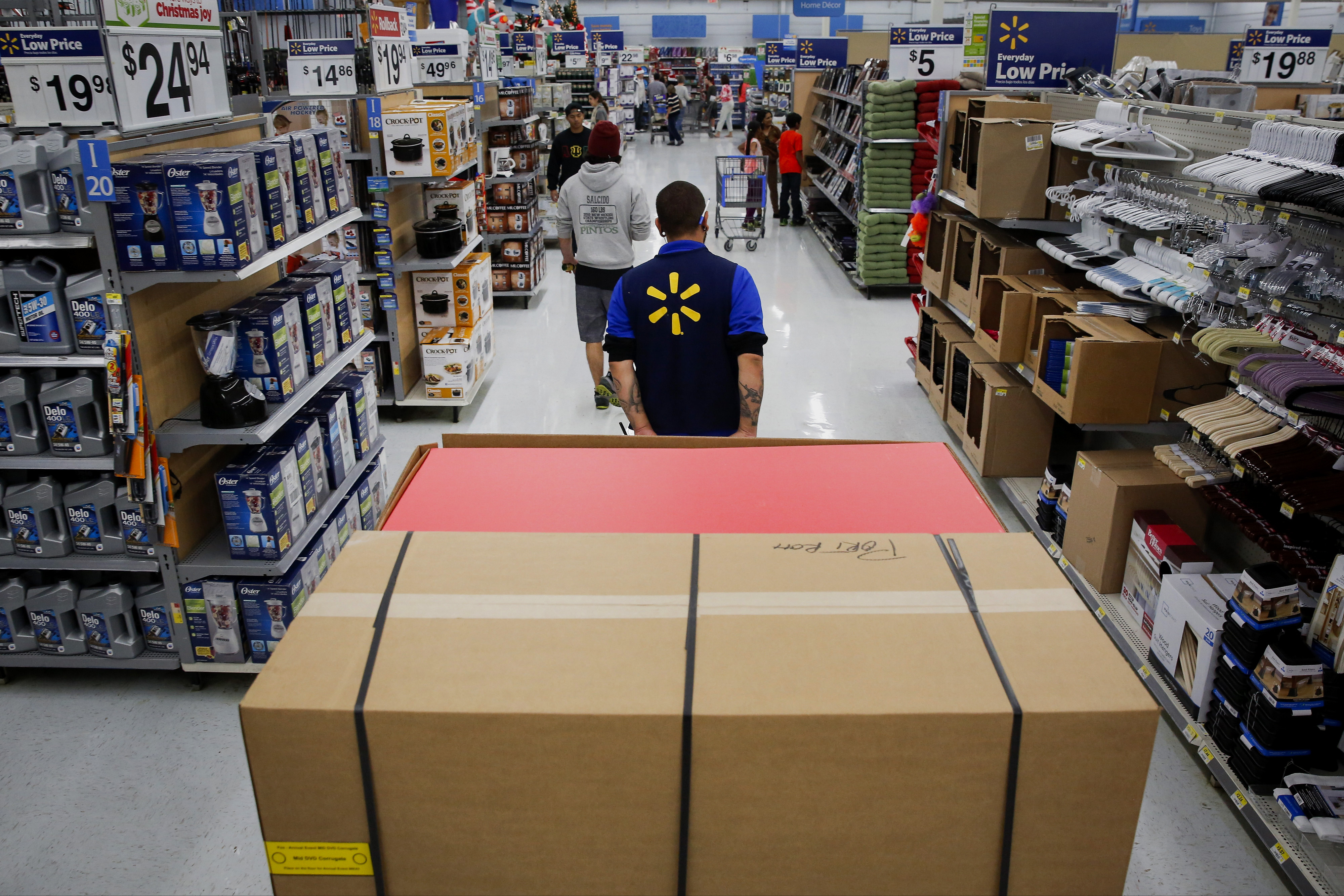 Operations Inside A Wal-Mart Stores Inc. Location Ahead Of Black Friday