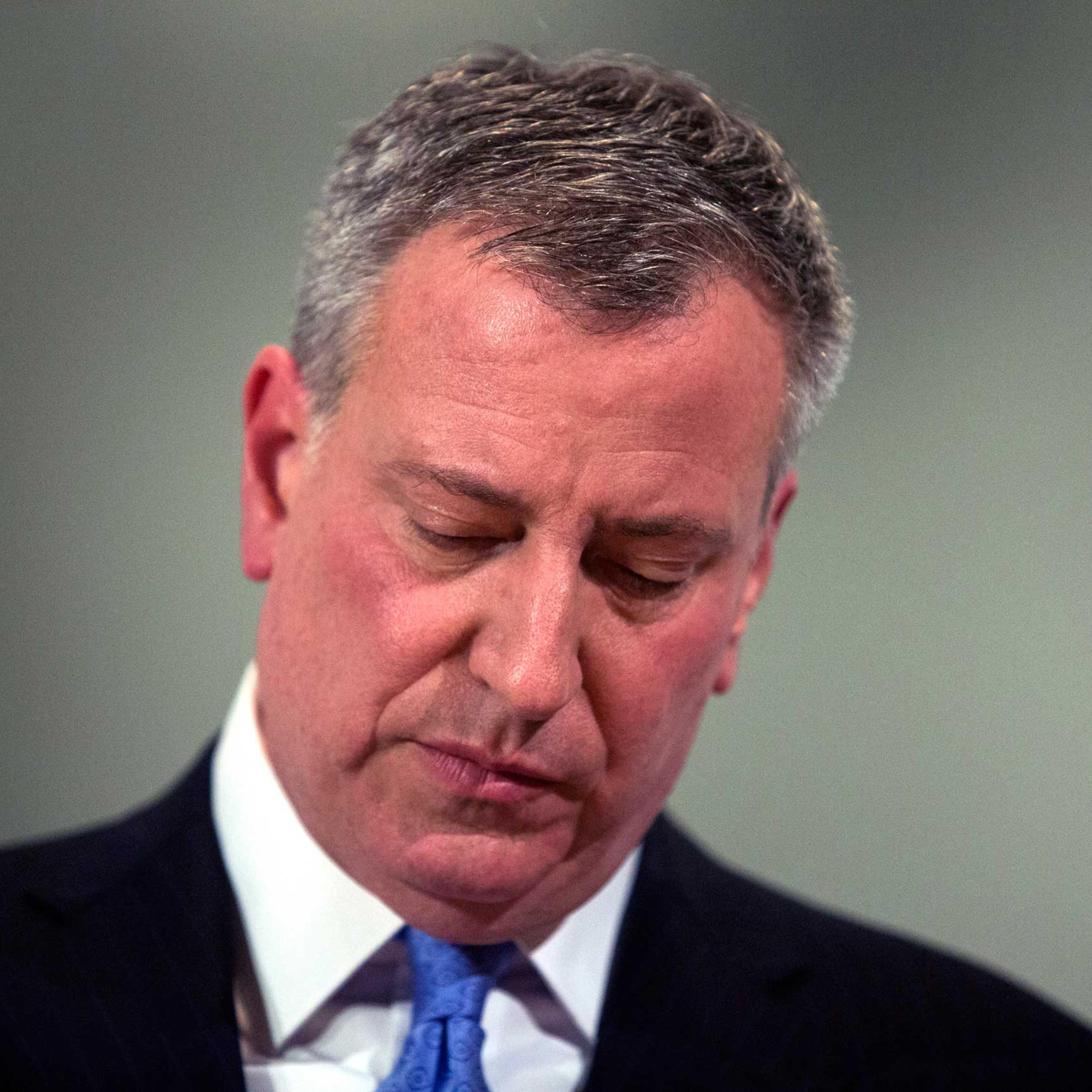 New York City Mayor Bill de Blasio presser on NYPD Police Officers shot in Brooklyn