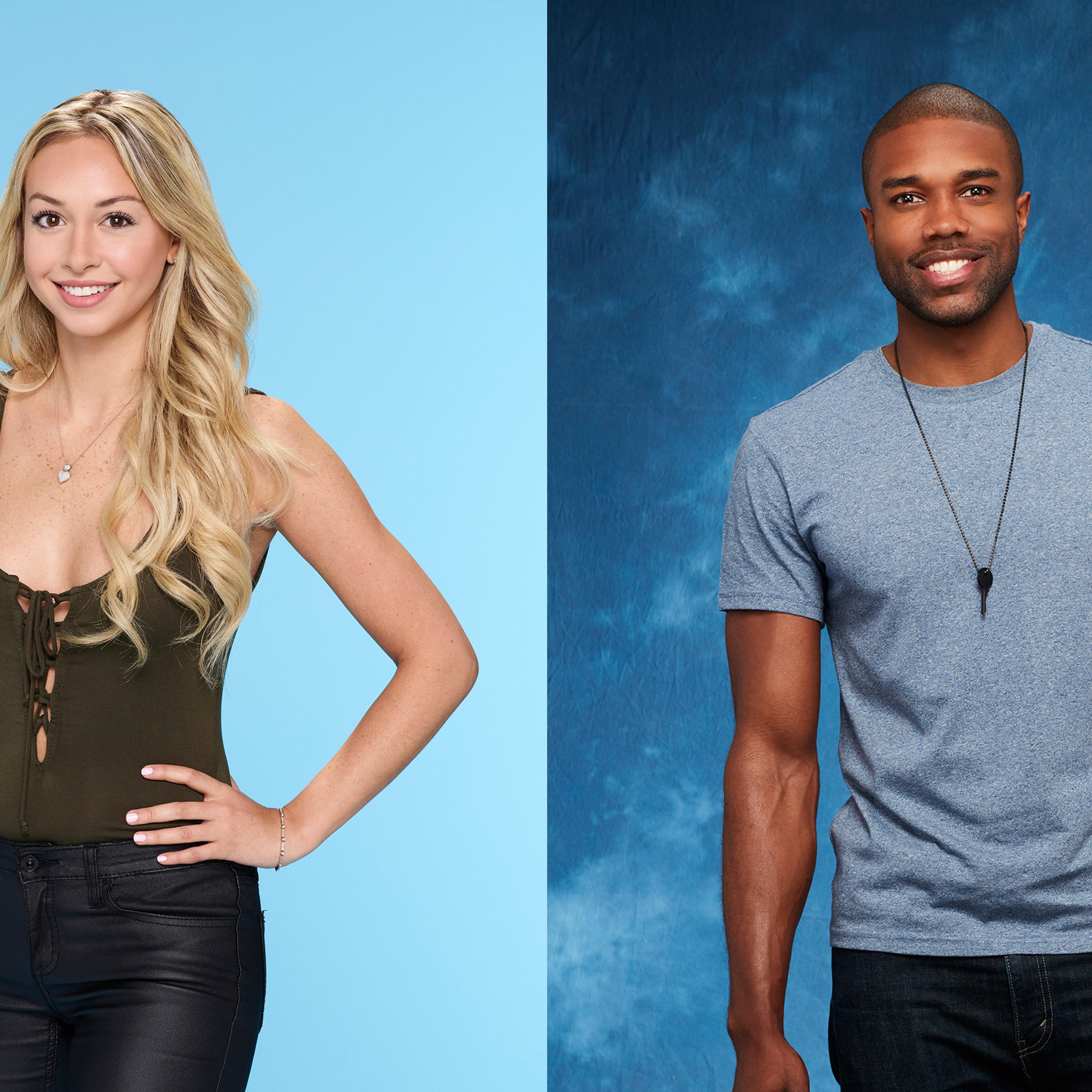 'Bachelor in Paradise' cast members Corinne Olympios (left) and DeMario Jackson.