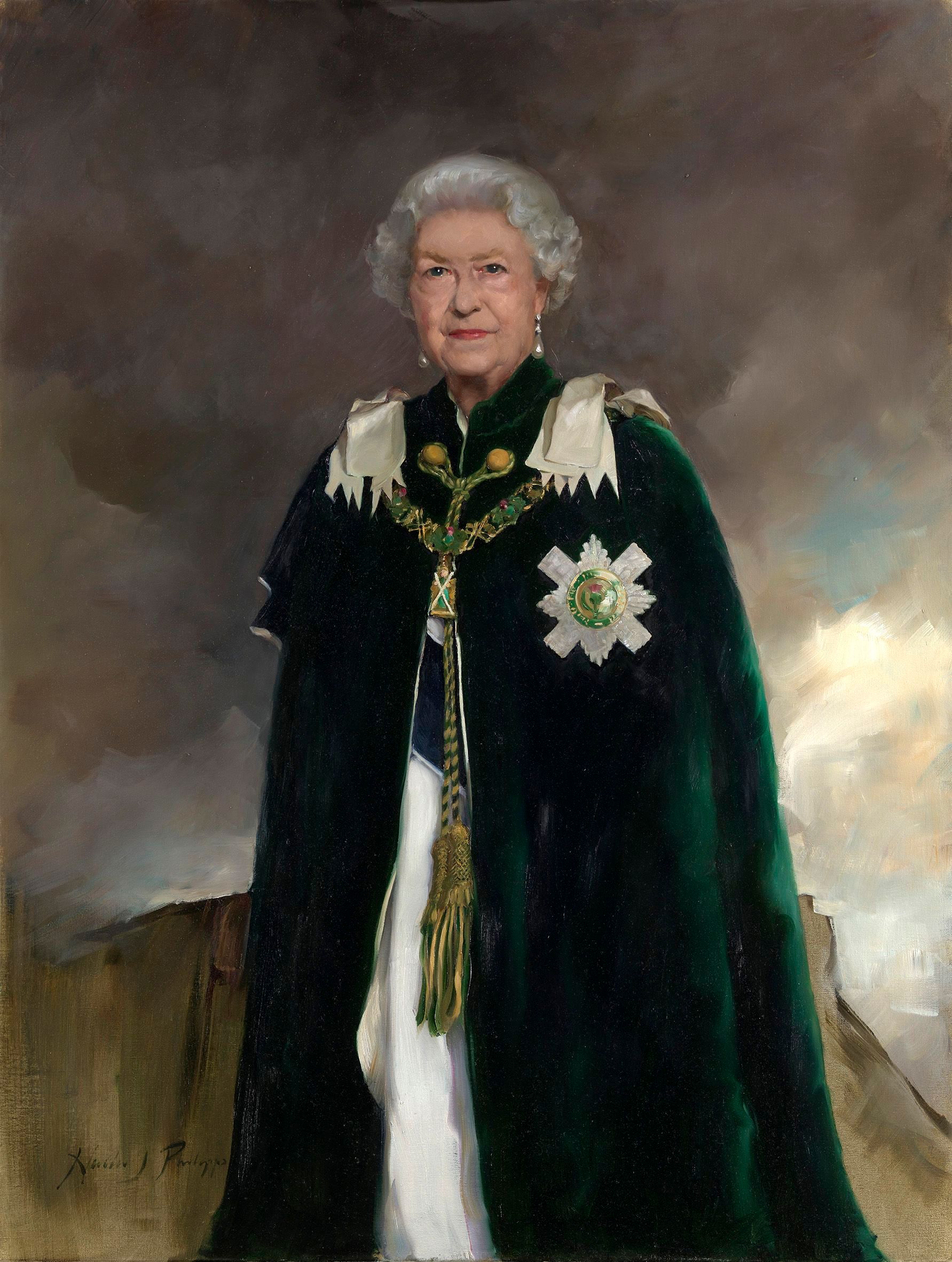 Queen Elizabeth II Is Regal in New Official Portrait