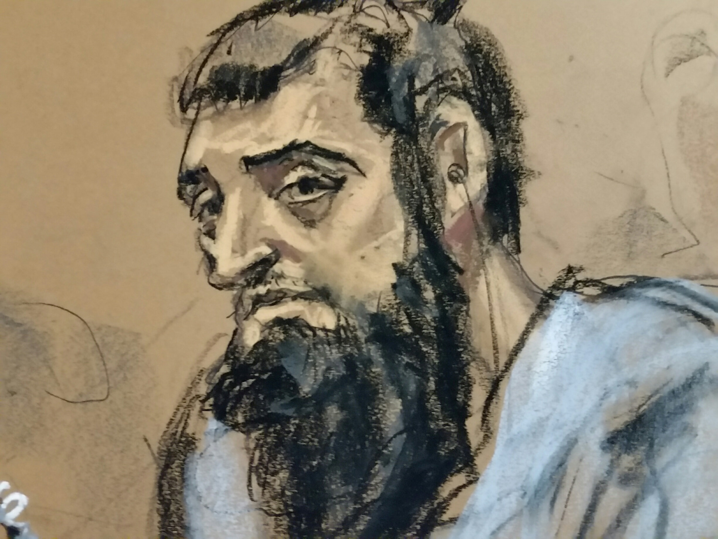 Sayfullo Saipov appears in Manhattan federal courtroom in a wheelchair in New York