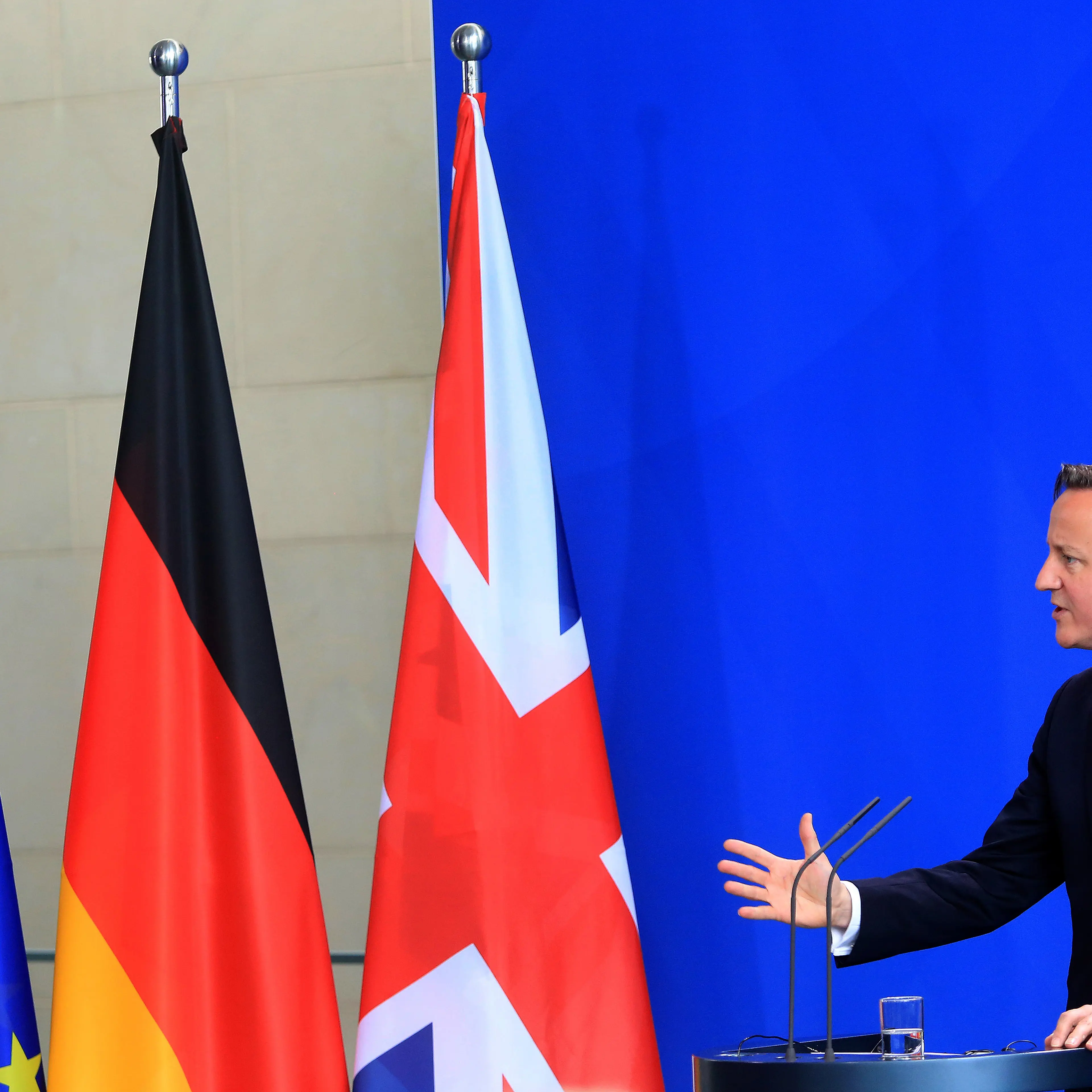 German Chancellor Angela Merkel Meets U.K. Prime Minister David Cameron