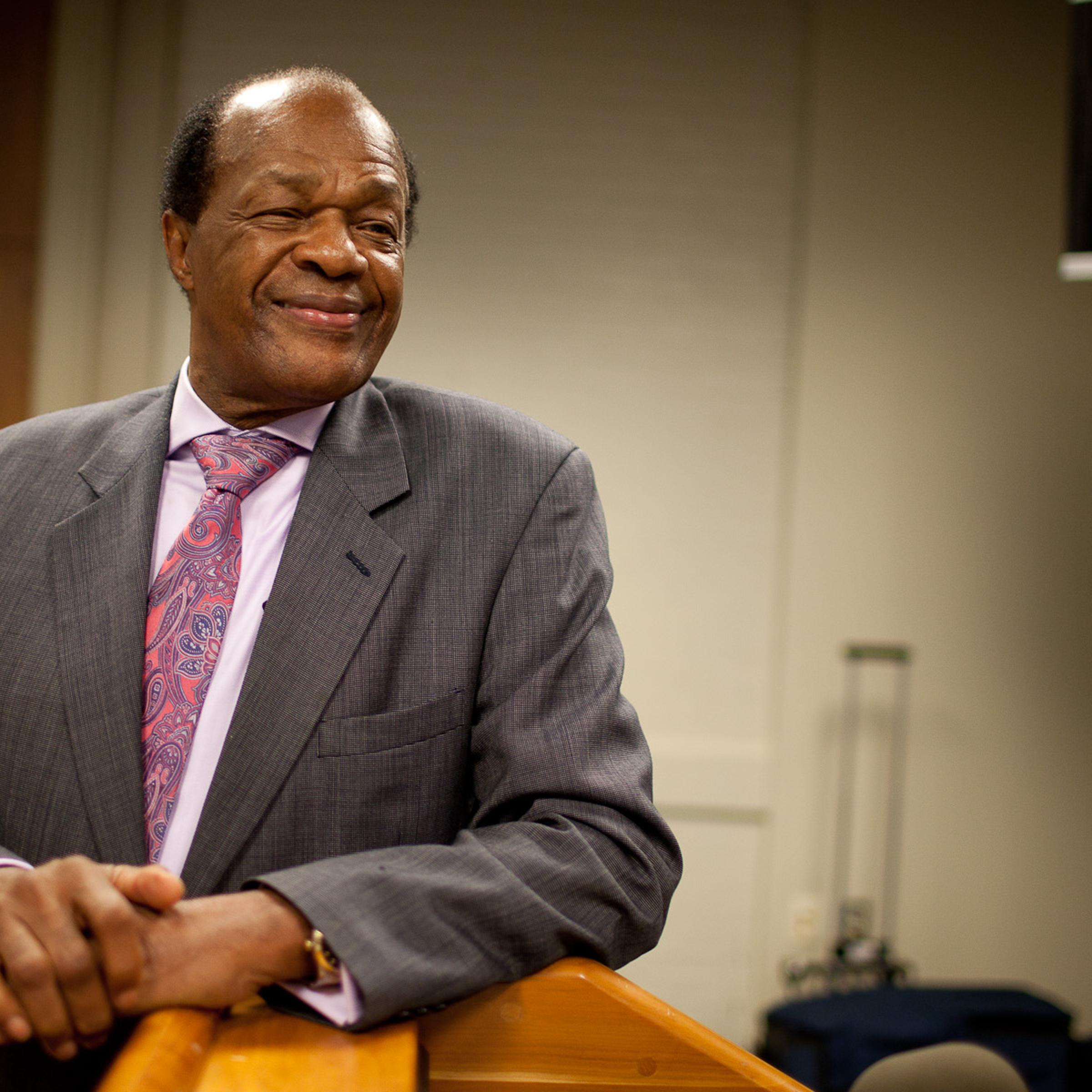 D.C. Council Member Marion Barry gives a news conference in Washington D.C. on Aug. 2, 2010.