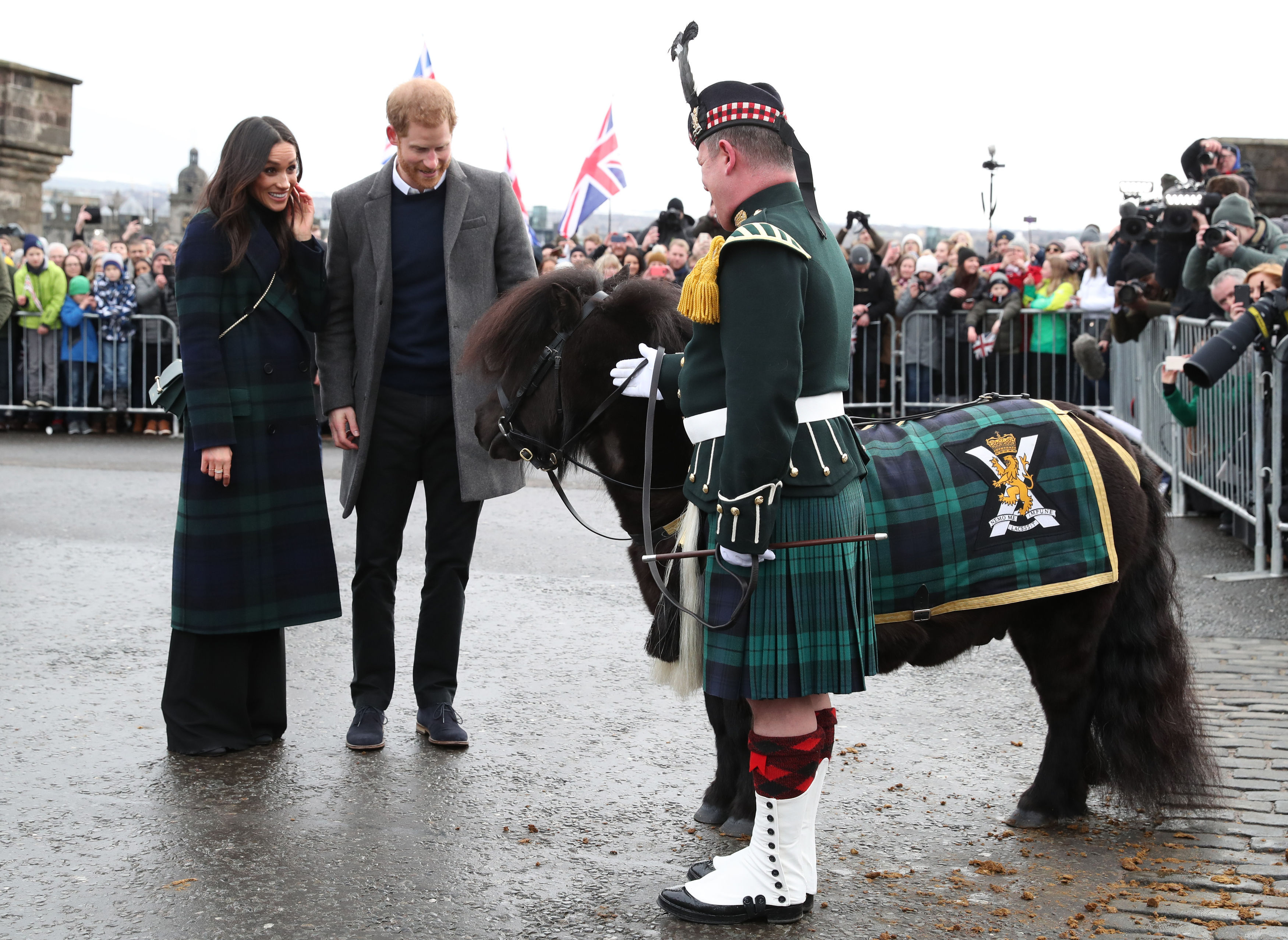 Prince Harry And Meghan Markle Visit Edinburgh