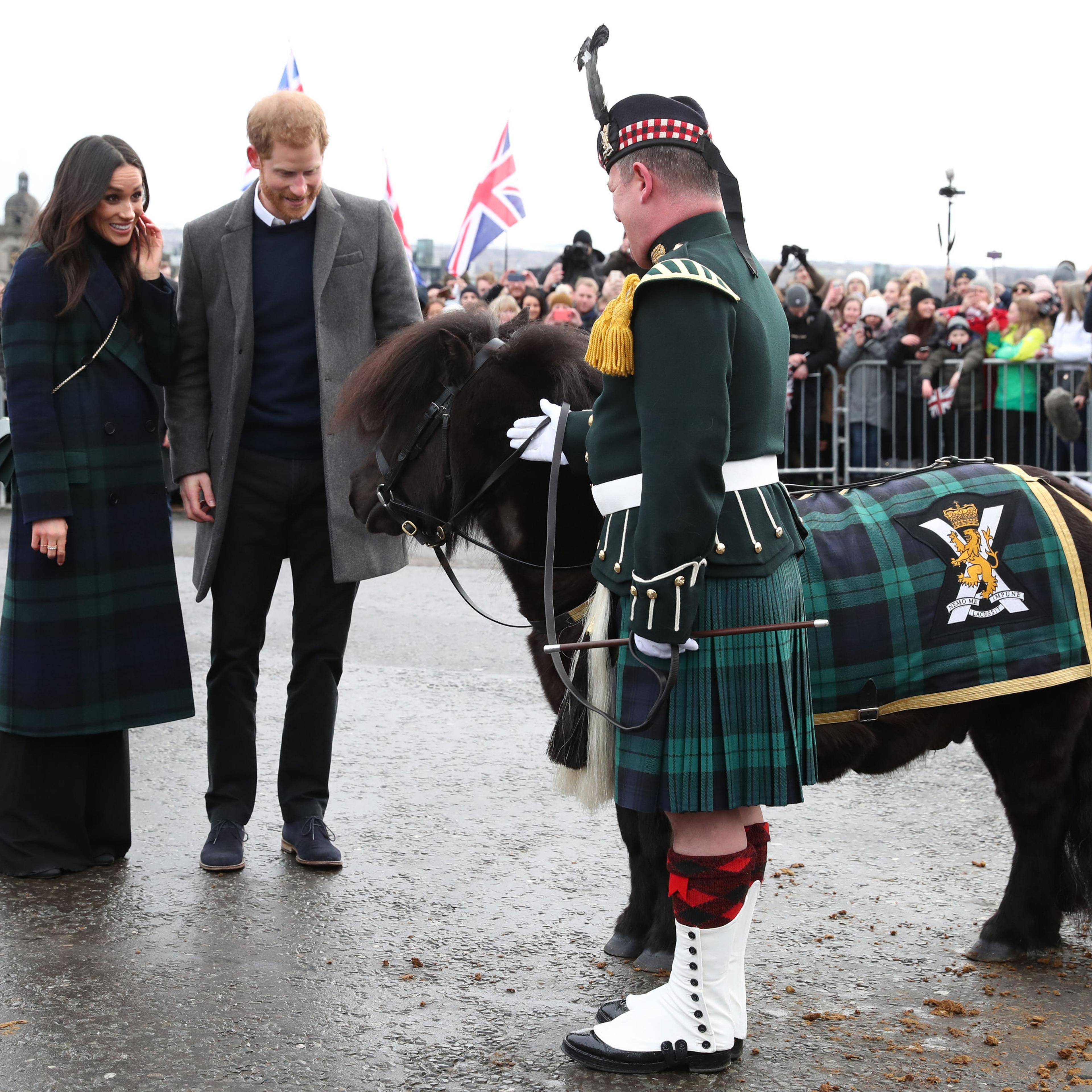 Prince Harry And Meghan Markle Visit Edinburgh