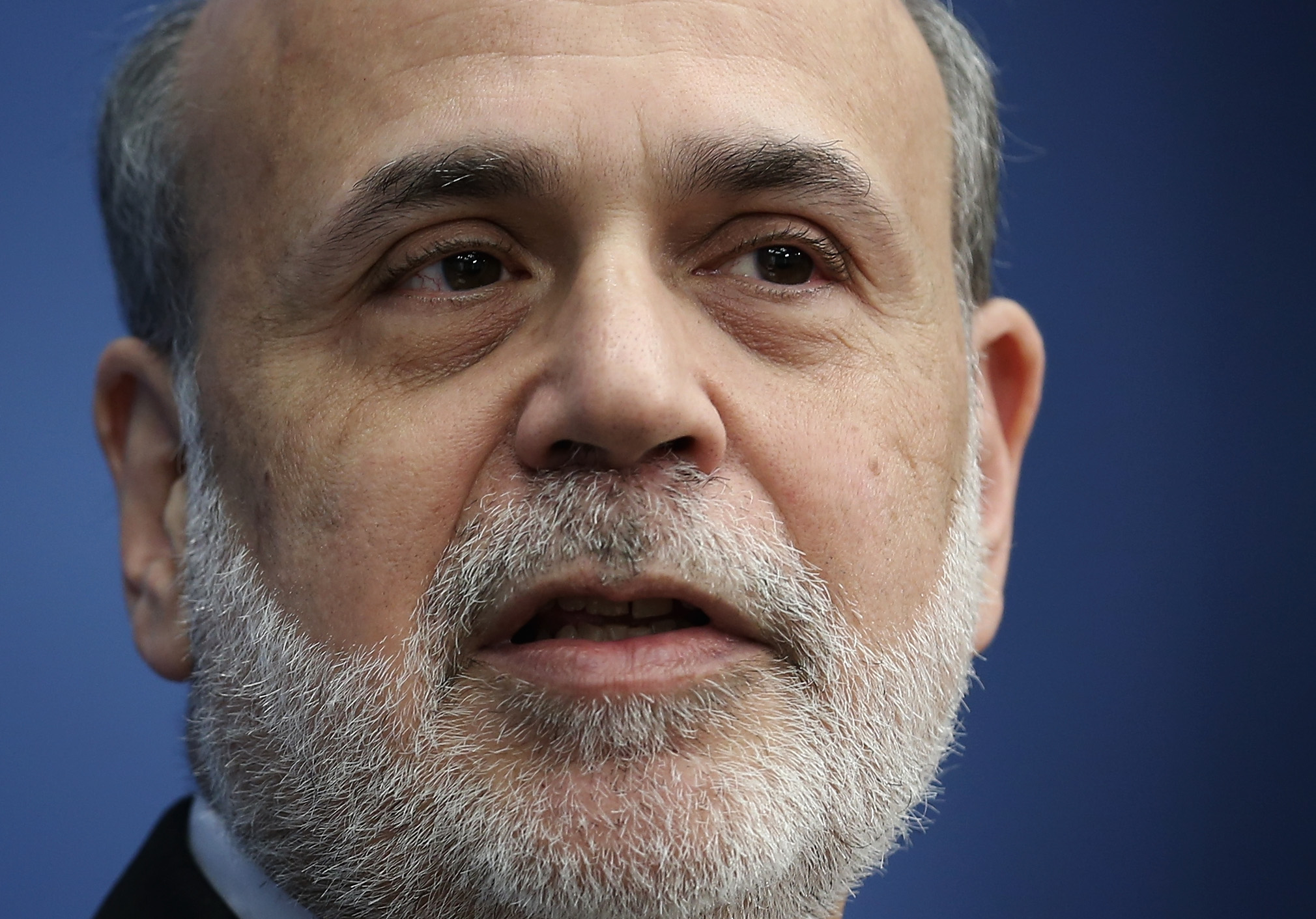 Ben Bernanke Gives Speech At Brookings Institution In Washington