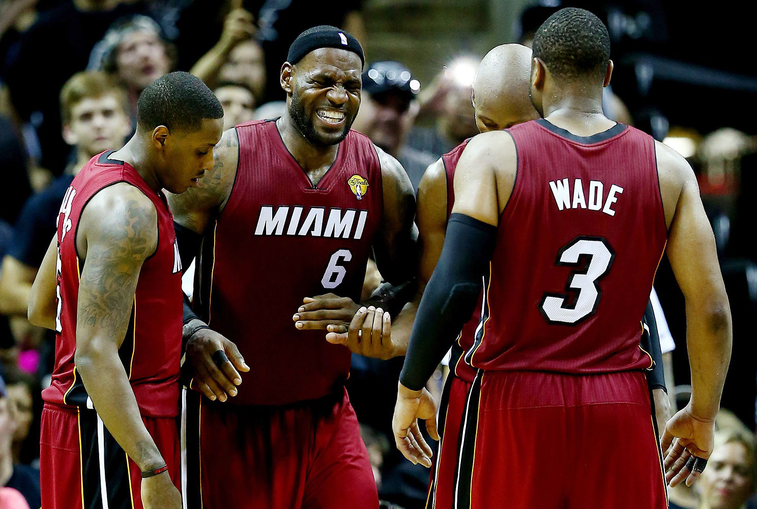 Lebron James Cramping