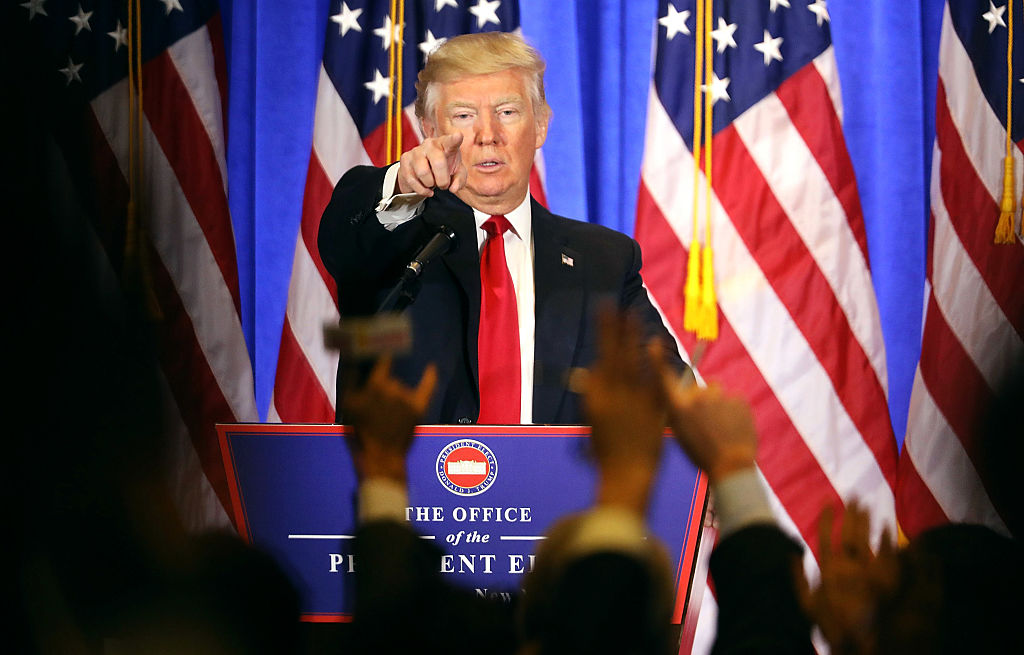 President-Elect Donald Trump Holds Press Conference In New York